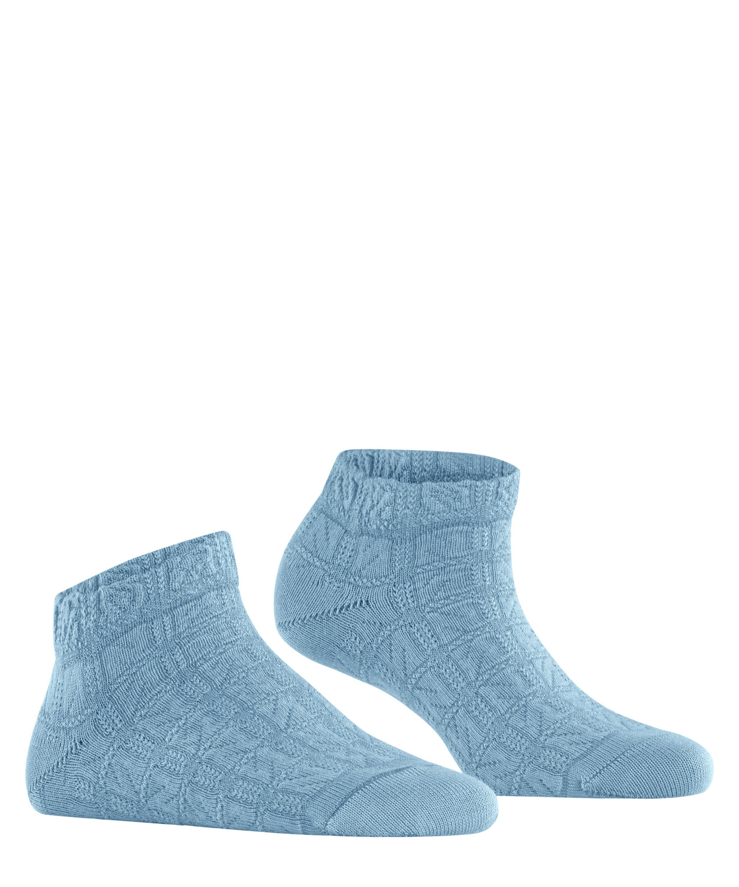 Crincly (1-Paar) mit FALKE Musterung 3D azur Sneakersocken (6788)