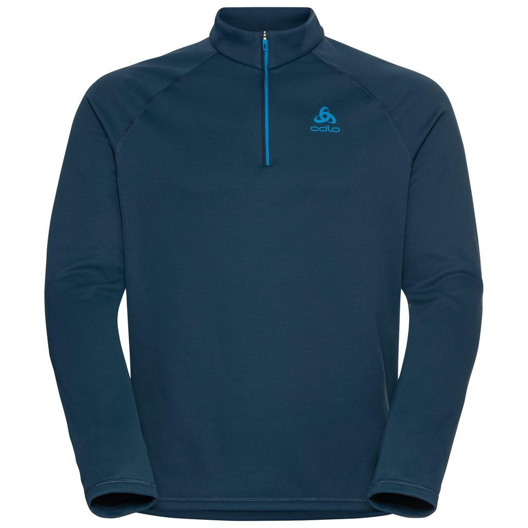 Odlo Langarmshirt 1/2 Zip Besso (wärmend, Stretch-Fleece) dunkelblau Herren günstig online kaufen
