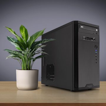 Megaport PC-Komplettsystem (24", Ryzen 5 5600G 6x3,90 GHz 5600G, AMD Radeon Vega 7, 16 GB RAM, 500 GB SSD, Windows 11 Home, WLAN)