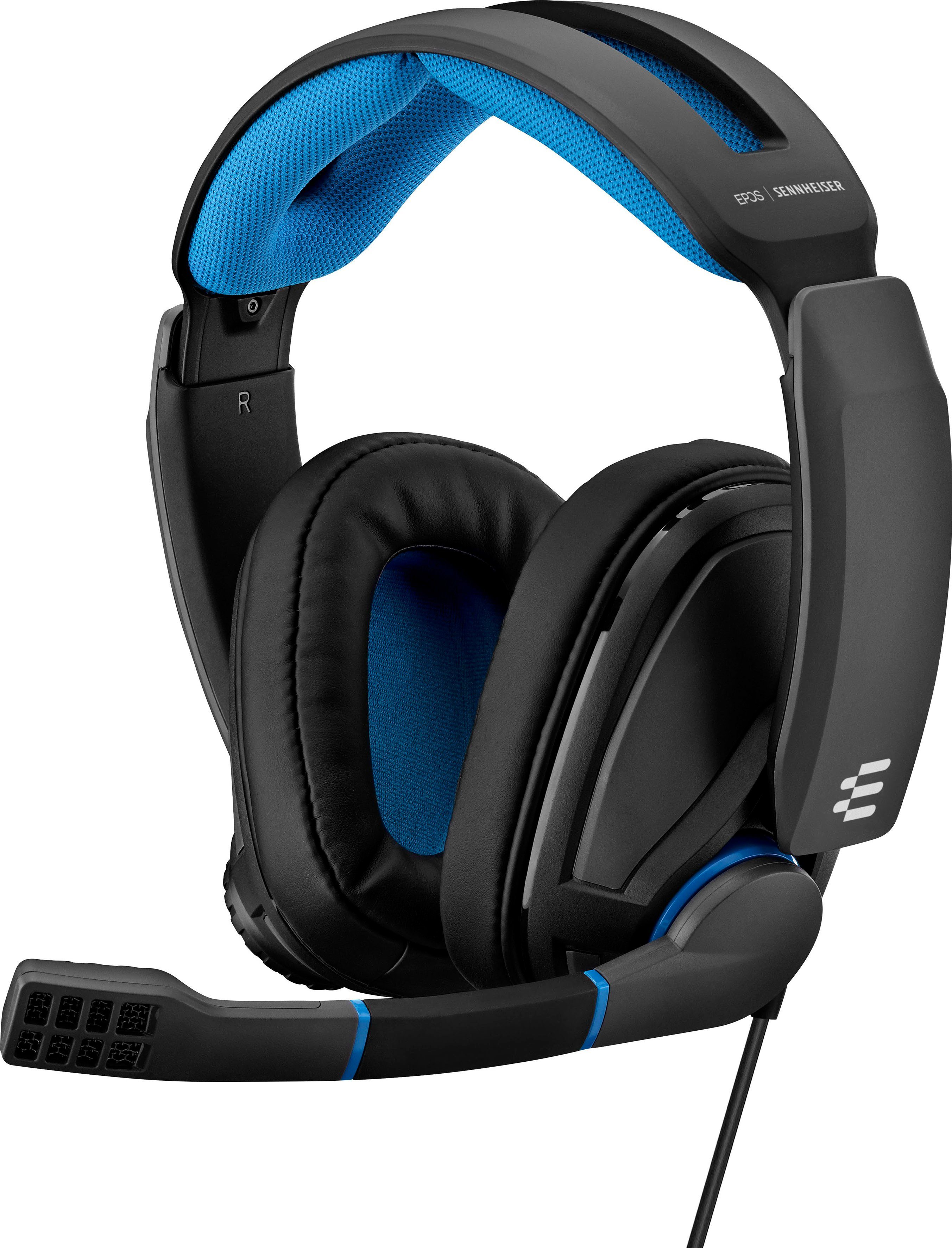 EPOS, Sennheiser GSP 300 Gaming-Headset (mit geschlossener Akustik),  Intuitive Lautstärkeregelung an der rechten Ohrmuschel für spontane  Anpassungen