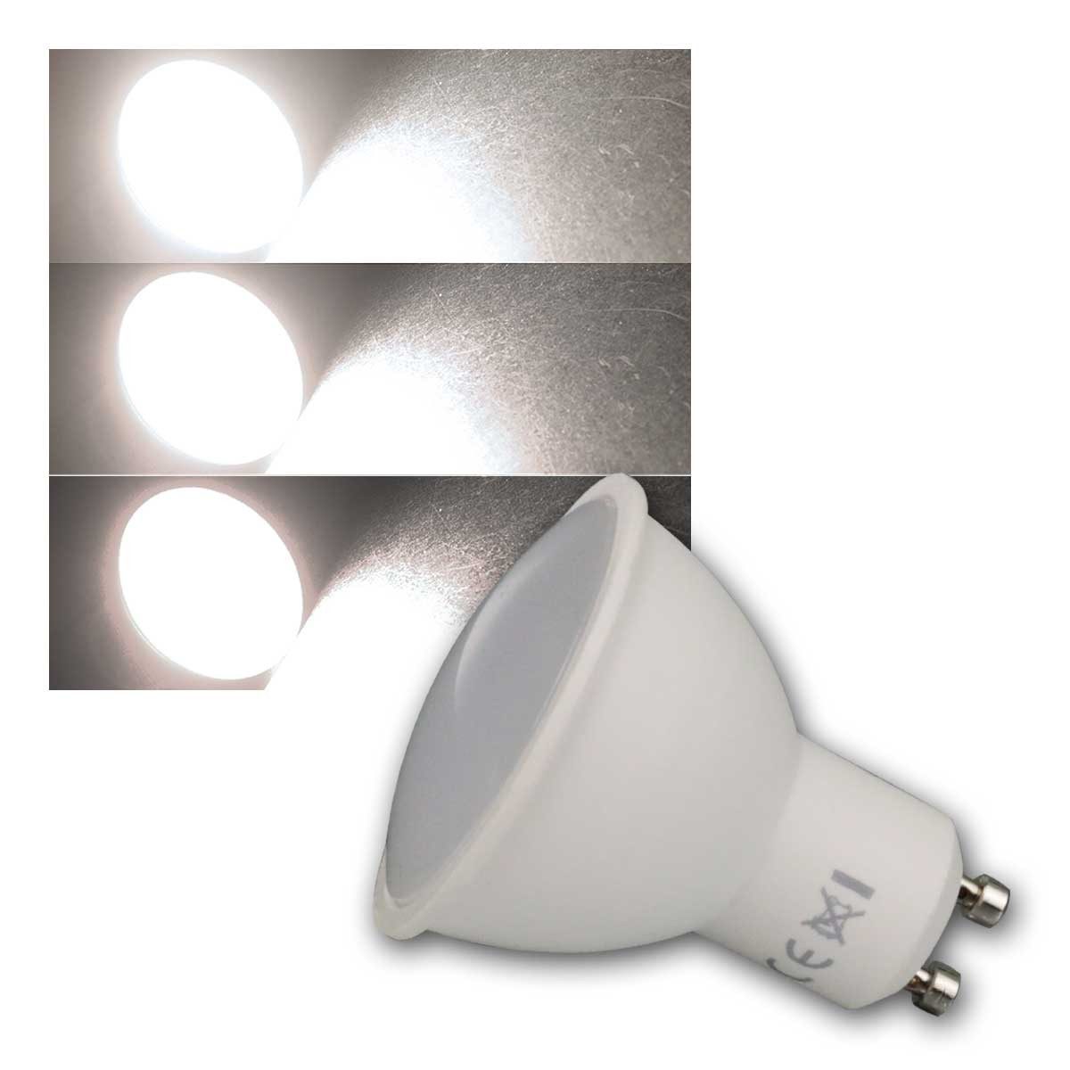 ChiliTec LED-Leuchtmittel 5 x GU10 LED Strahler "H50 DIMM" 5W 460lm neutralw, daylight/tageslichtweiß