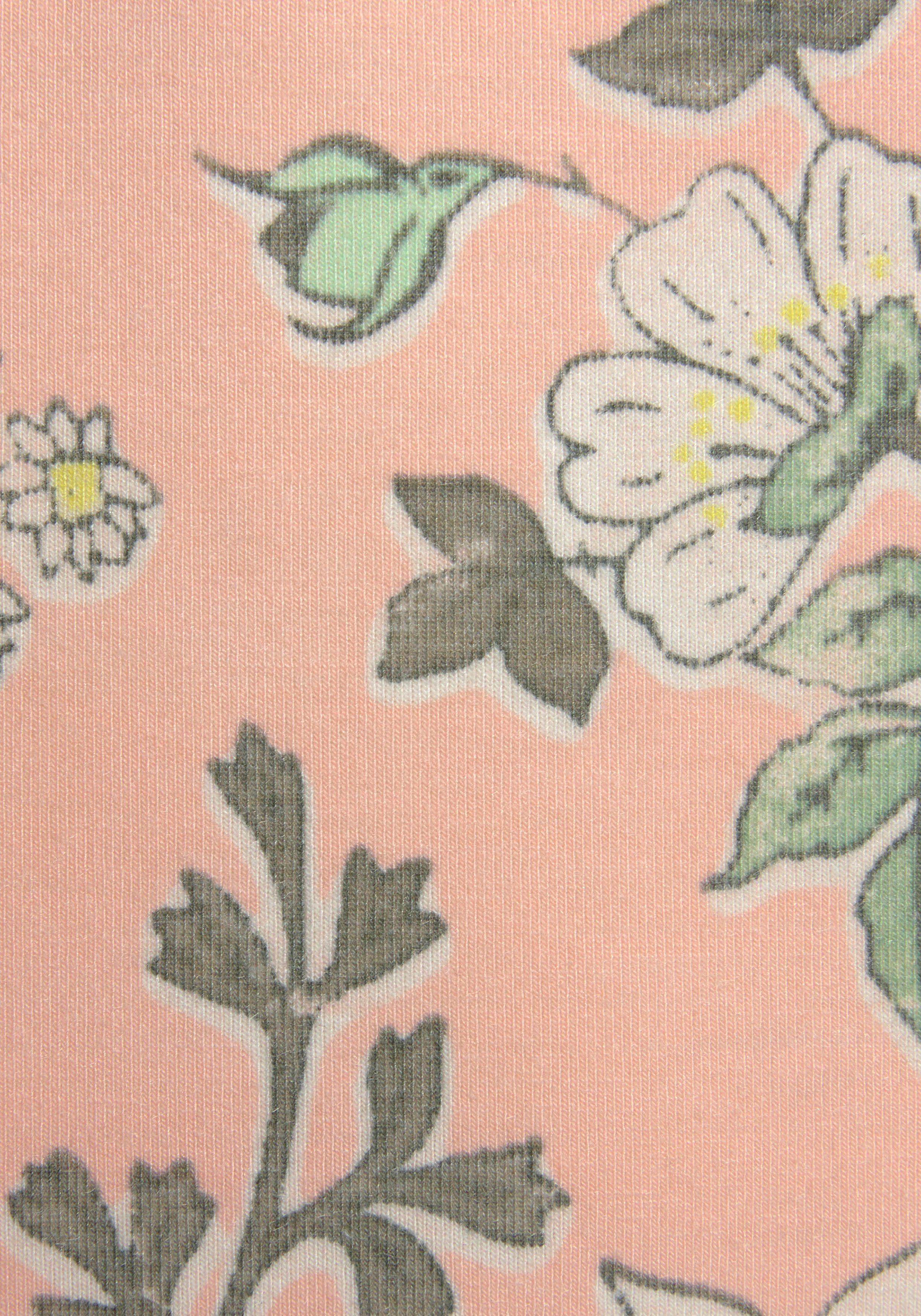 LASCANA Negligé im Blumen Allover-Druck