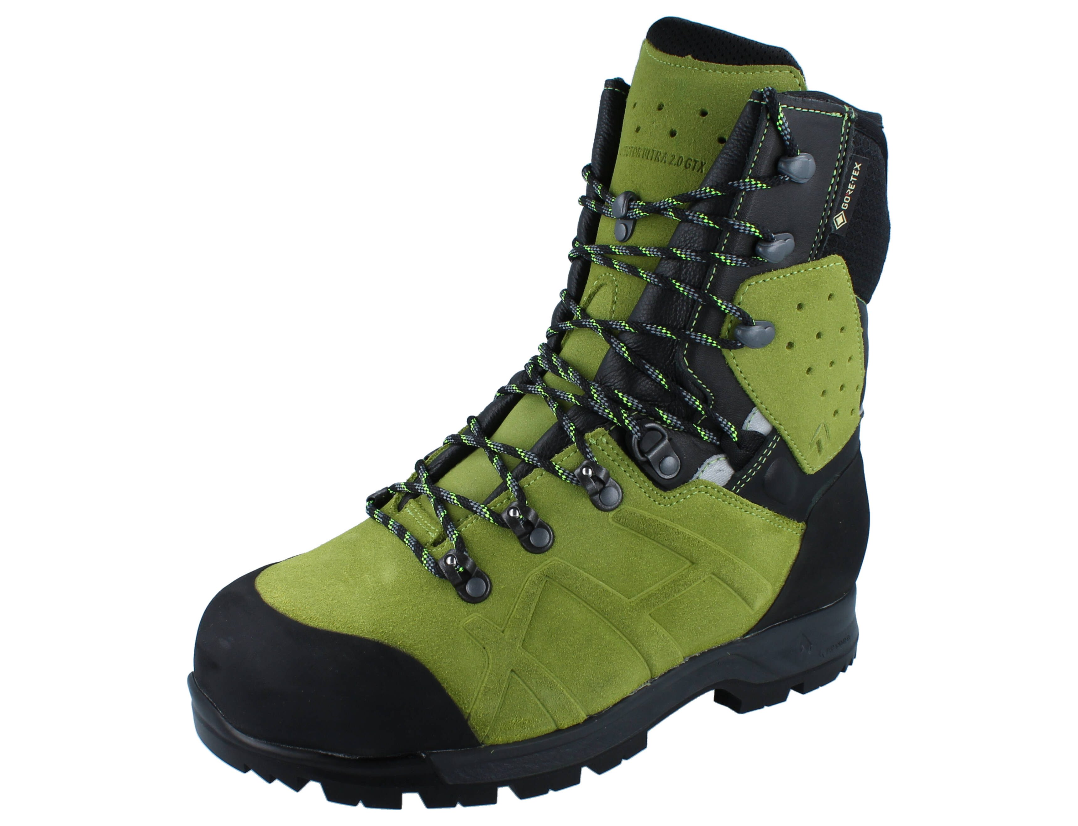 haix HAIX Protector Ultra S3 Herren Schnittschutzstiefel grün - Größe: UK Schnittschutzstiefel Wasserdicht