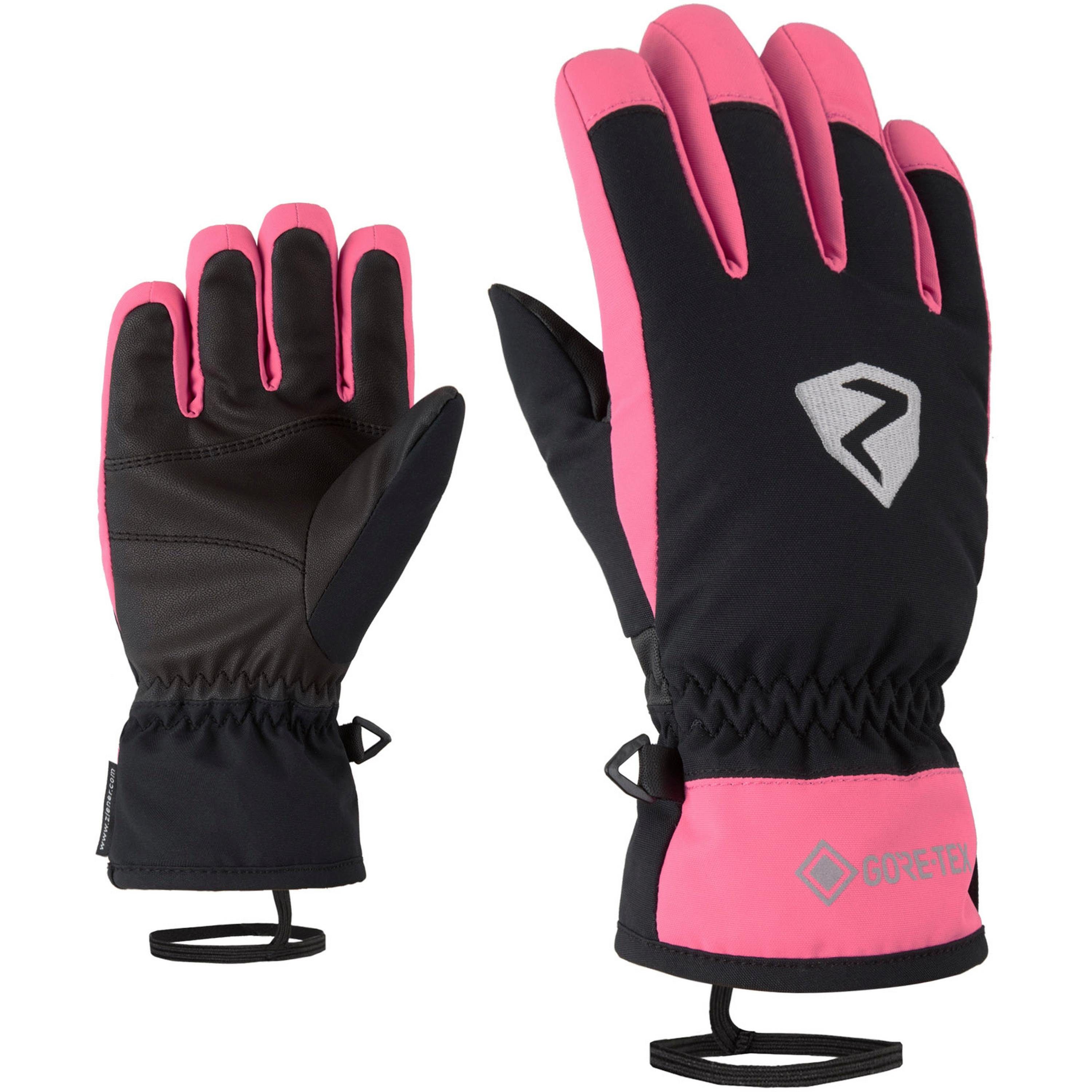 Ziener Skihandschuhe dahlia black-pink Larino