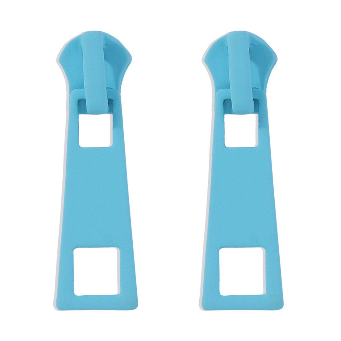 YOOdy~ Paar Ohrhänger Ohrringe damen Einfach Ohrstecker schmuck Reißverschluss ohrhänger (1-tlg) Blau