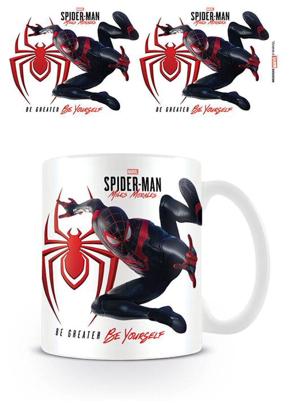 Pyramid International Tasse Spider-Man Tasse Miles Morales Iconic Jump, 1-tlg., Qualitativ hochwertige Tasse