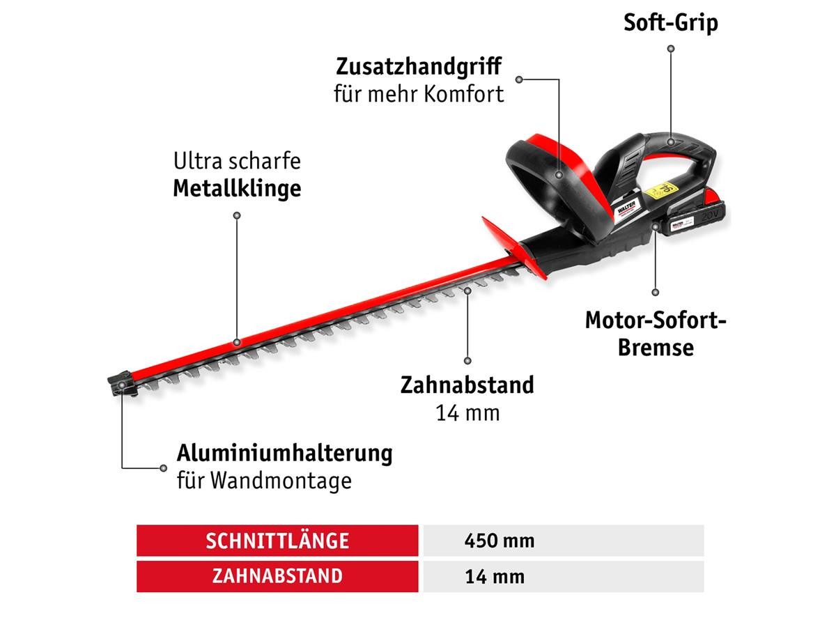 WALTER Gartenpflege-Set Gartengeräte, 6-teilig