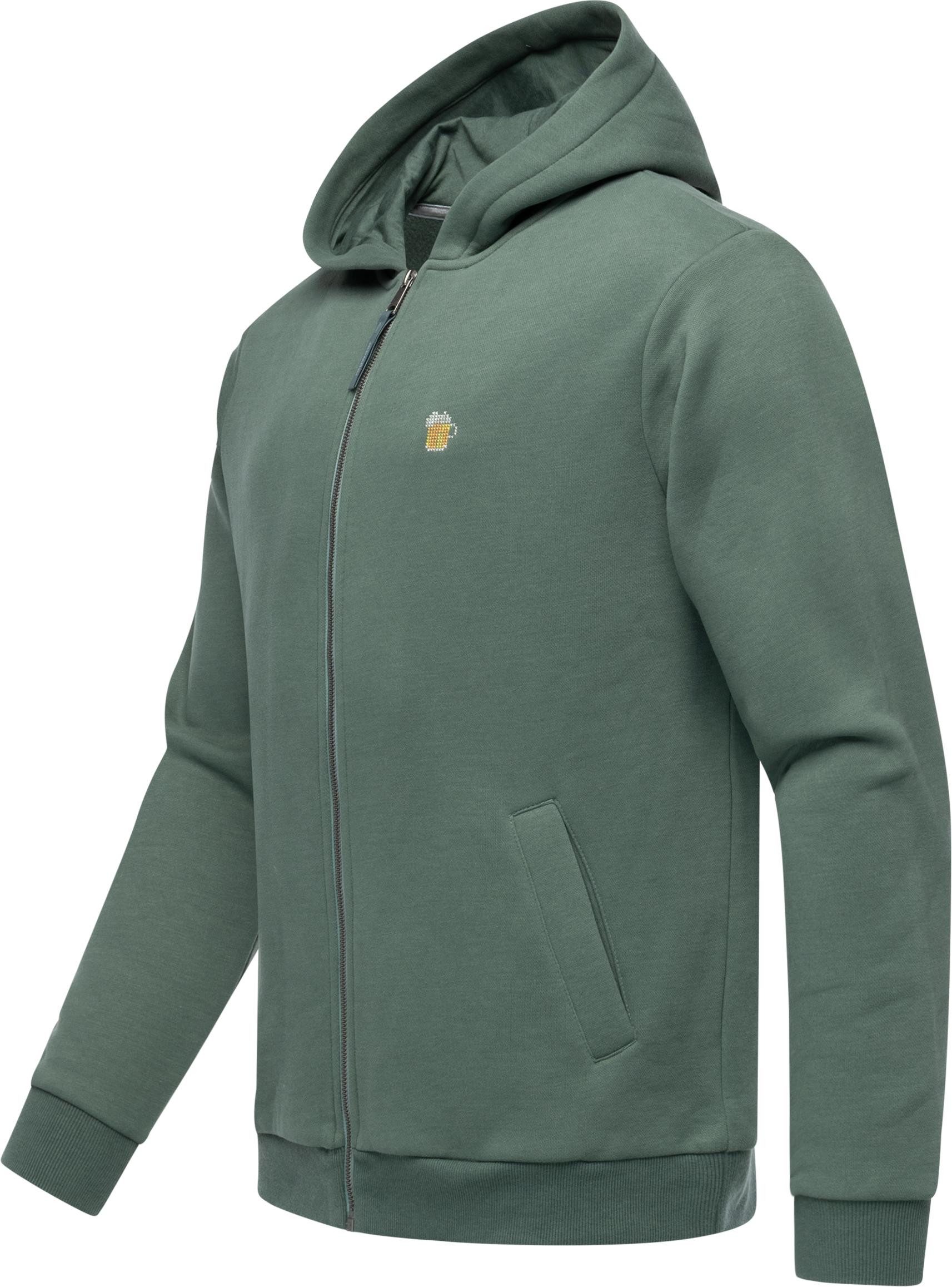 Ragwear Sweatjacke Natten EMB Weiche Herren Kapuzenjacke mit Stickerei günstig online kaufen