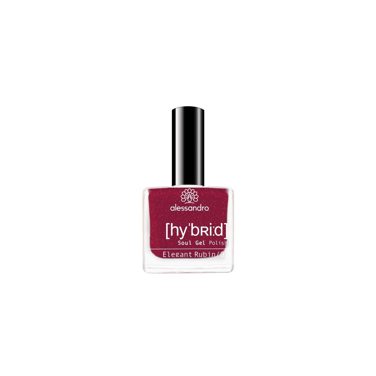 alessandro international Nagellack Alessandro Nagellack Hybrid Colour 114 Elegant Rubin 8 ml, Langanhaltende Maniküre im Gel-Look