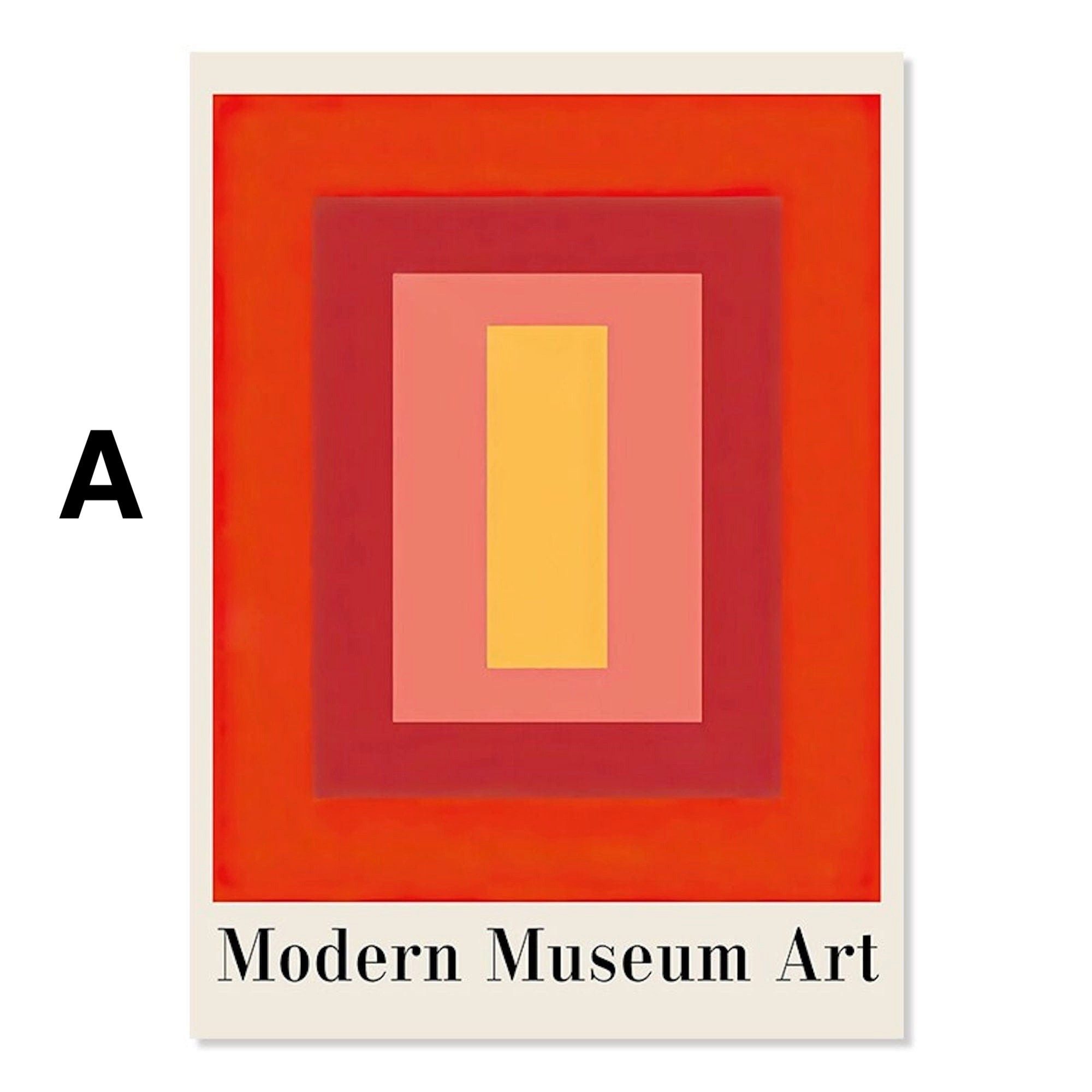 JUSTGOODMOOD Poster Picasso Pastell Abstrakt Wohnkultur Bilder Wohnzimmer Wandbilder Schla, A (1 St)