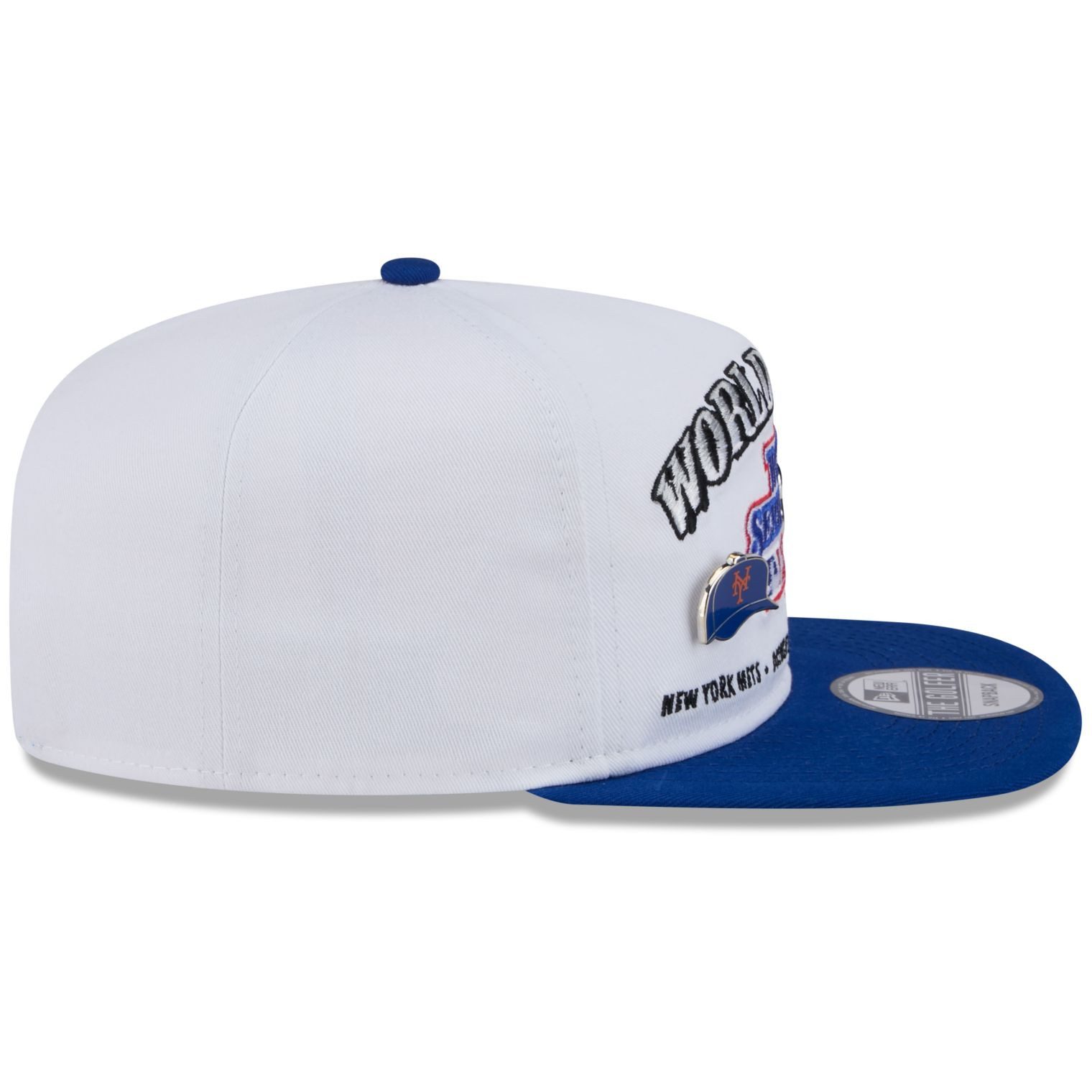 New Era Snapback Cap Golfer WORLD SERIES 1986 PIN Mets Red Sox