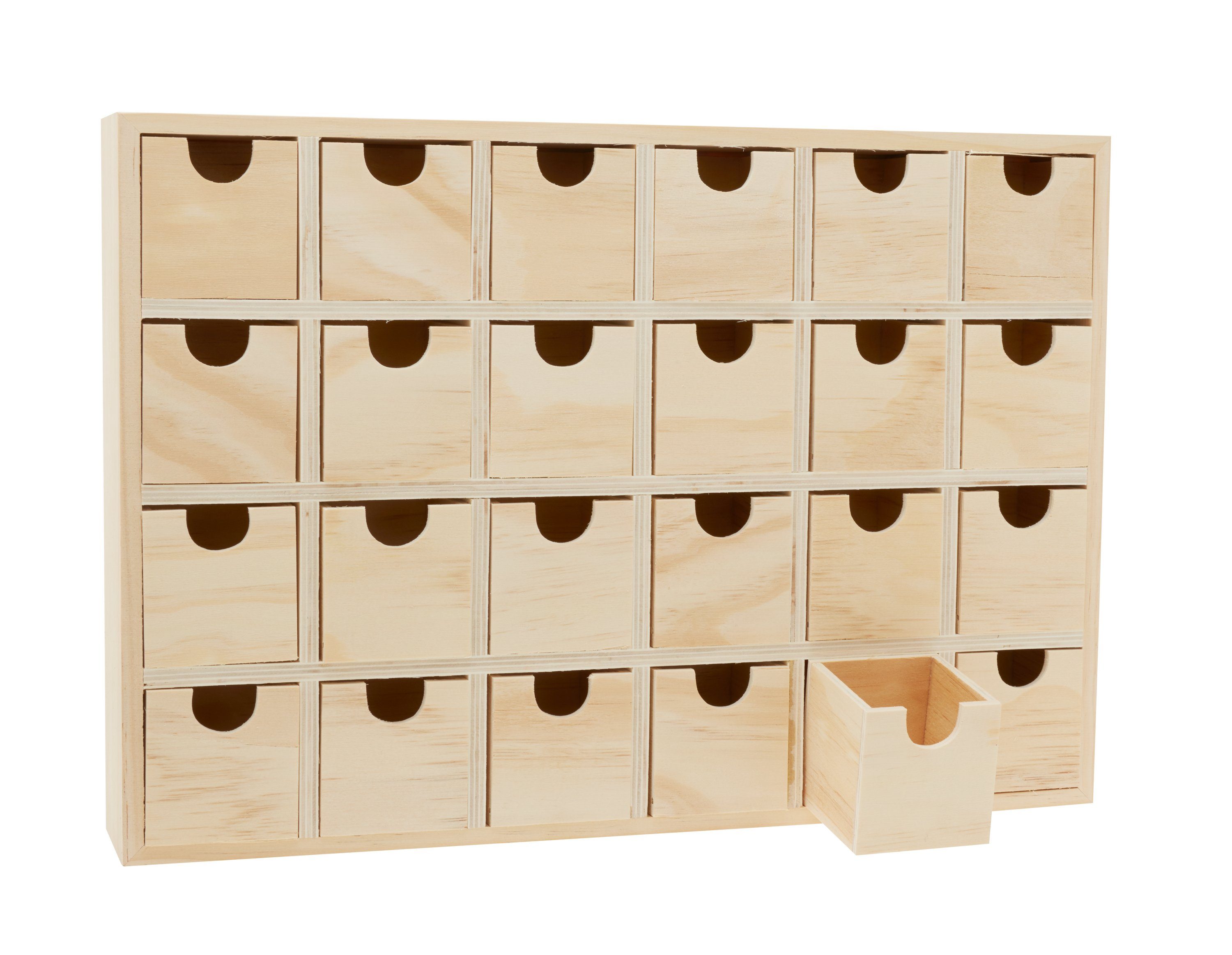 VBS Aufbewahrungsbox Mini-Kommode, 38 cm x 26 cm, mit 24 Schüben günstig online kaufen