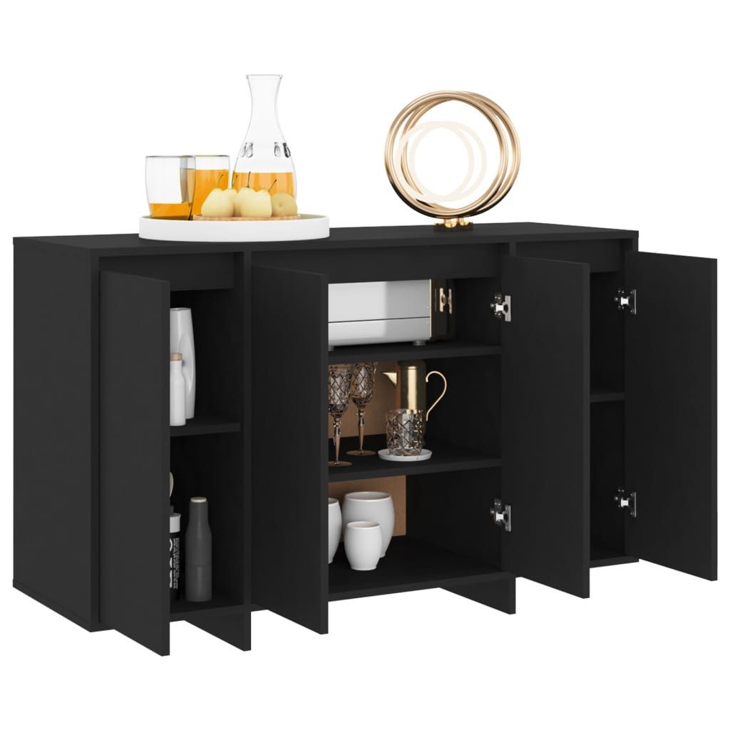 vidaXL Sideboard Sideboard Schwarz 120x41x75 cm günstig online kaufen