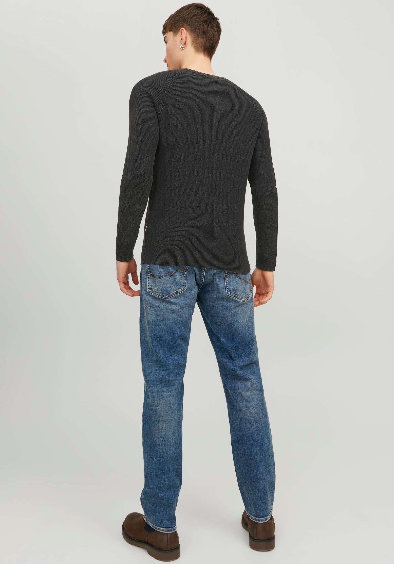 Jack & Jones Rundhalspullover JJEMATT KNIT günstig online kaufen