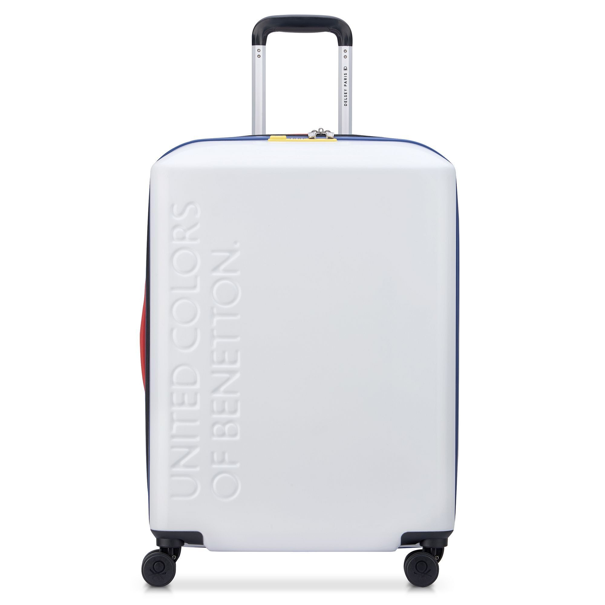 Delsey Paris Hartschalen-Trolley Delsey Paris x United Colors of Benetton, 4 Rollen, ABS