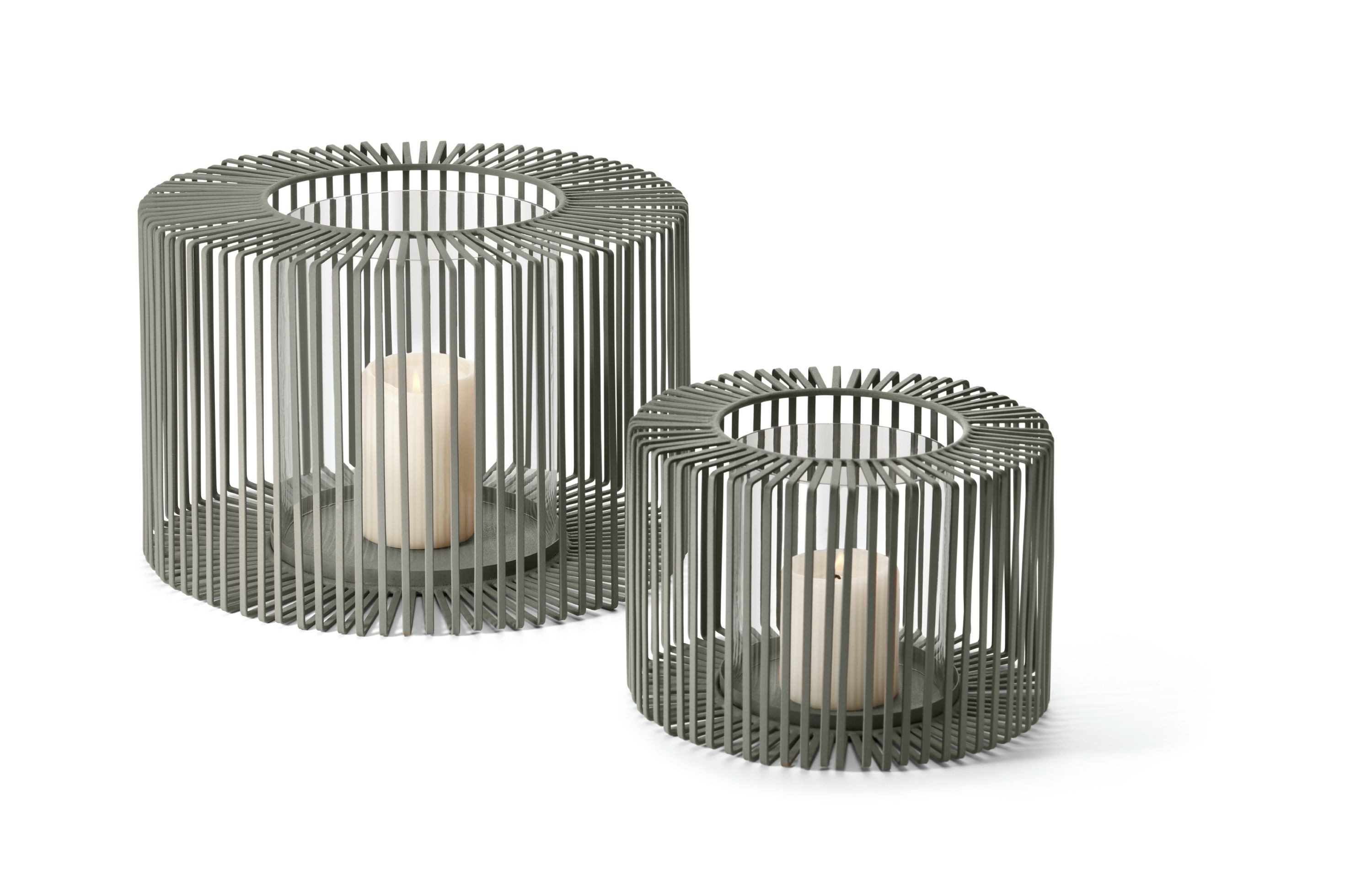 PHILIPPI Windlicht, Stahl, pulverbeschichtet, Glas