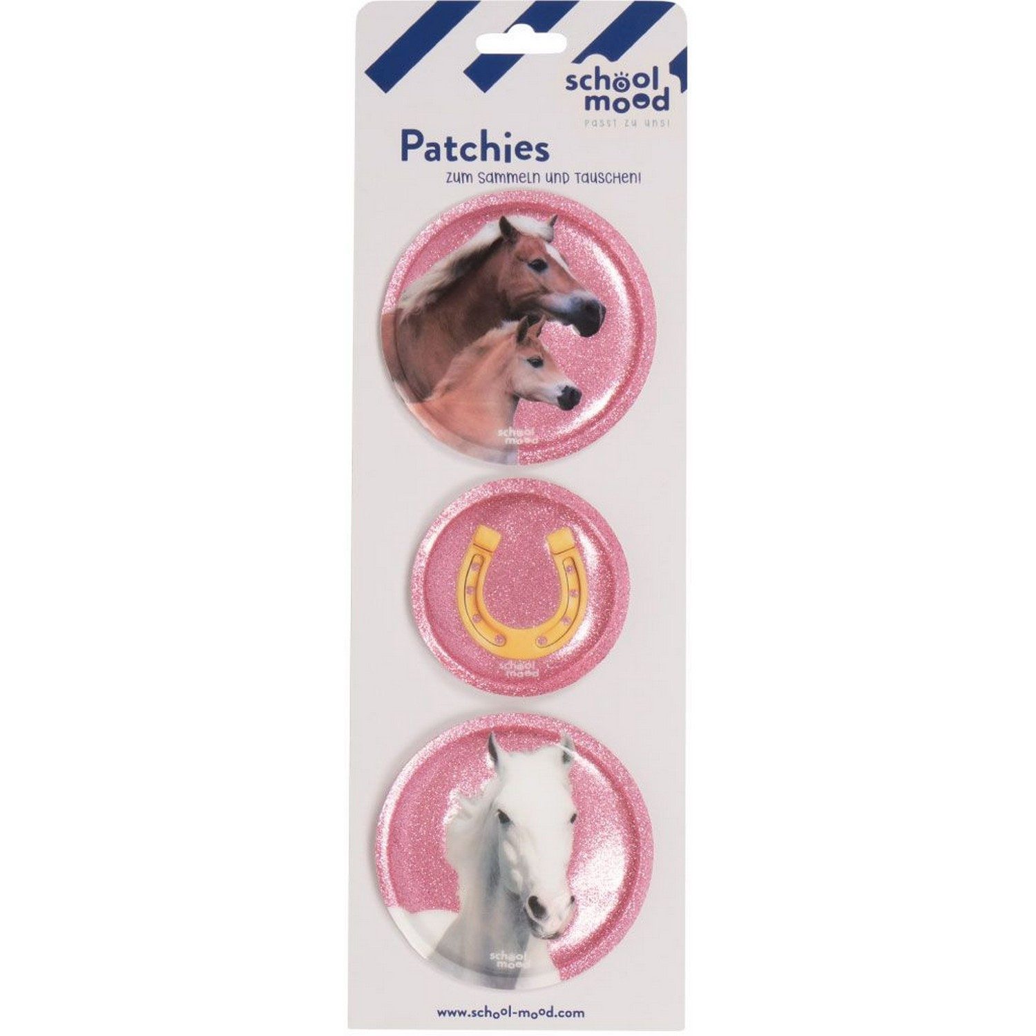 SCHOOL-MOOD® Schulranzen 3er Patchy-Set Ella Pony