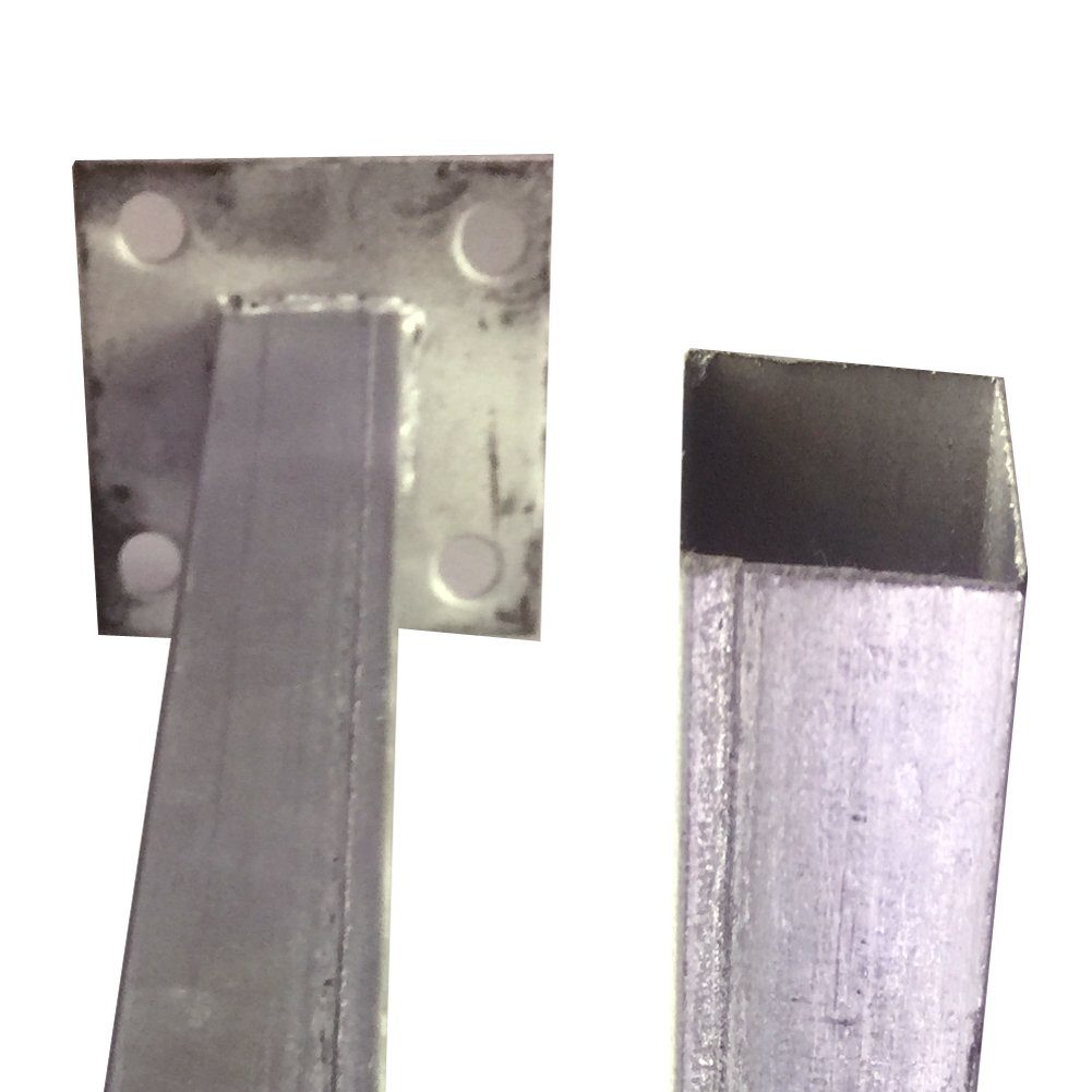 euroharry Eckpfosten Pfostenträger Pfosten Zaunpfosten für WPC Systemzaun S günstig online kaufen