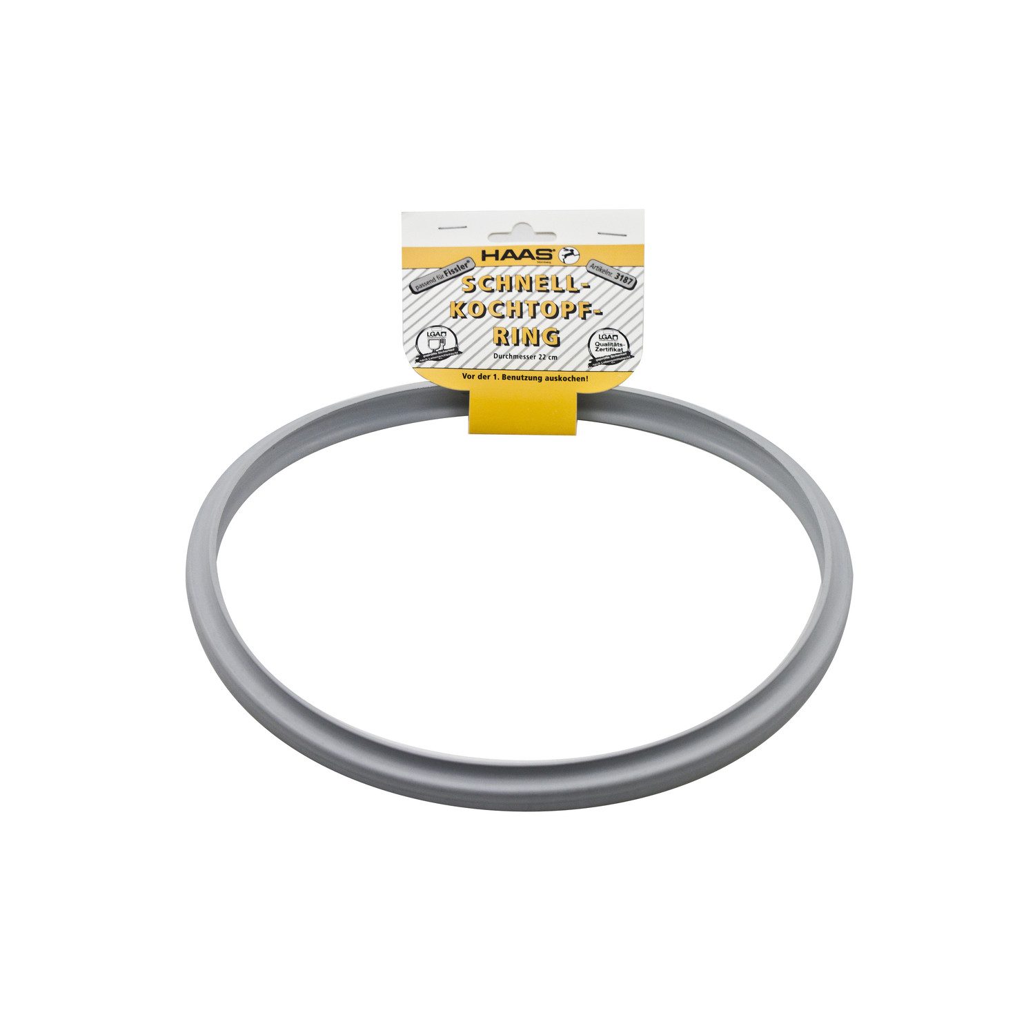 HAAS Dichtungsring Schnellkochtopf Dichtungsring Innen Ø 22,5 cm*, für Fissler Vitavit Schnellkochtöpfe