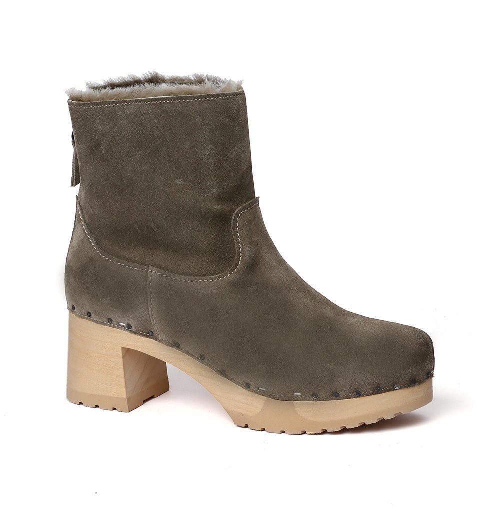 Softclox HAPPY Kaschmir/LF oliv (natur) Stiefelette
