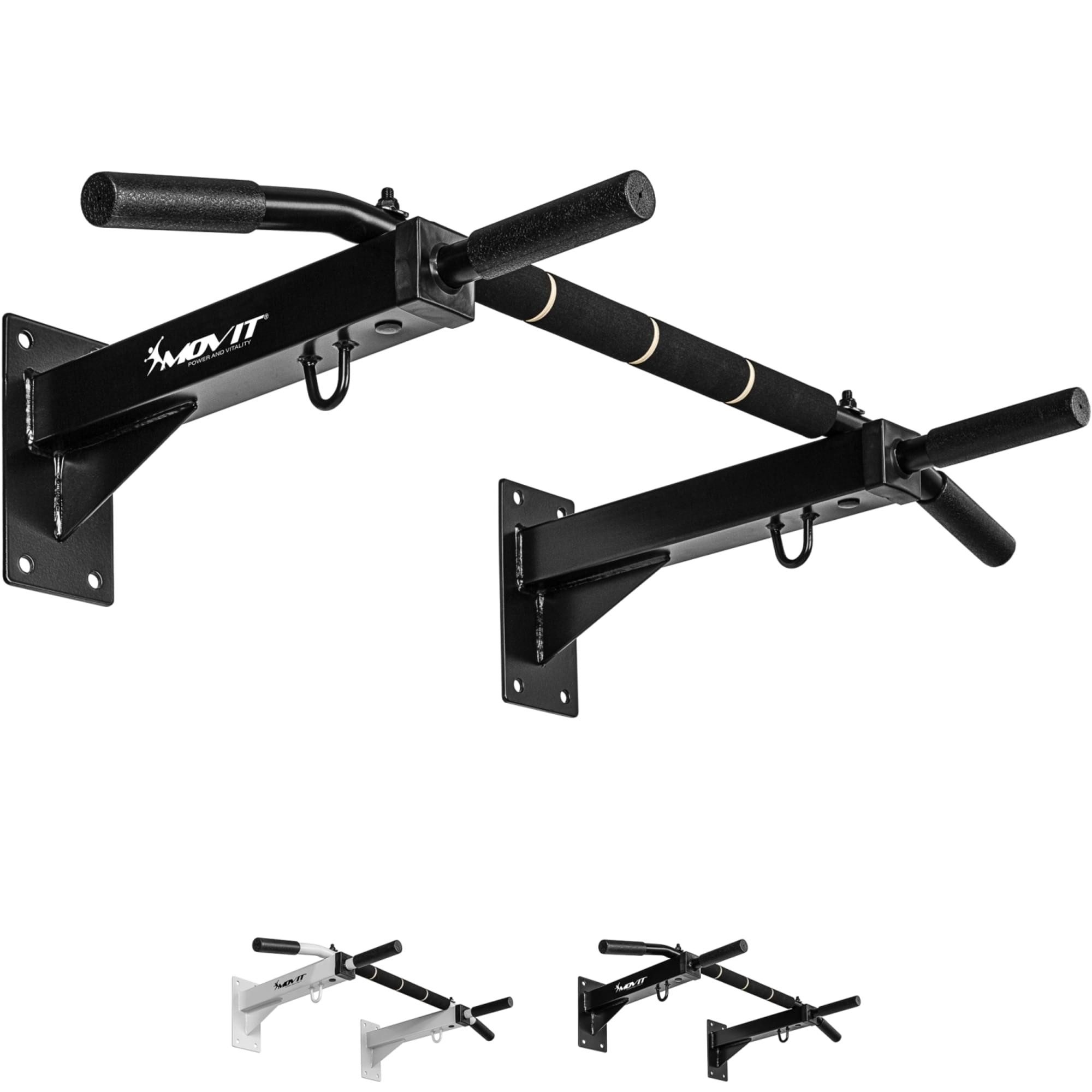MOVIT Klimmzugstange Profi Klimmzugstange zur Wandmontage (Schwunghantel, Trainingsgewicht)