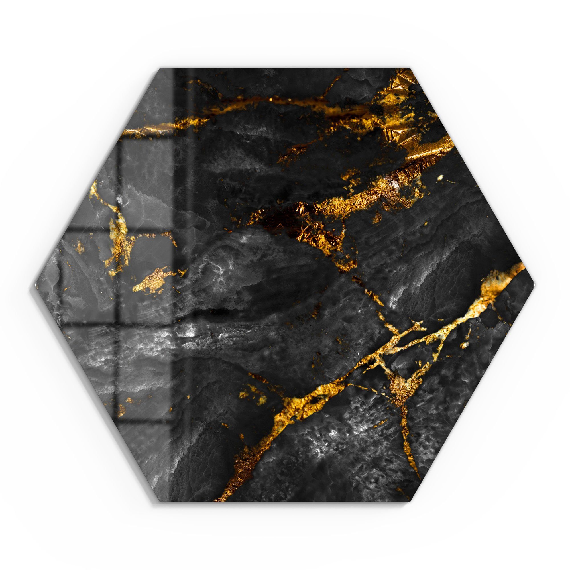 DEQORI Glasbild 'Veredelter Naturstein', 'Veredelter Naturstein', günstig online kaufen