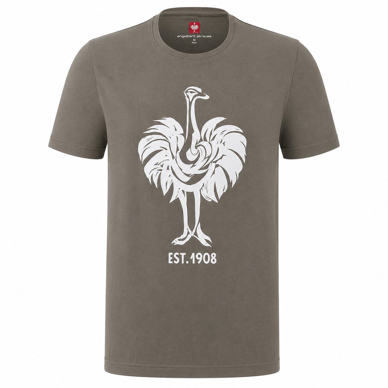 Engelbert Strauss T-Shirt T-Shirt »e.s. 1908« Herren Baumwolle Rundhals Printshirt kurzarm