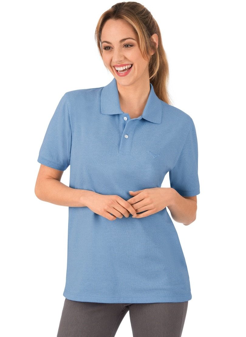 Trigema Poloshirt TRIGEMA Poloshirt DELUXE Piqué (1-tlg)