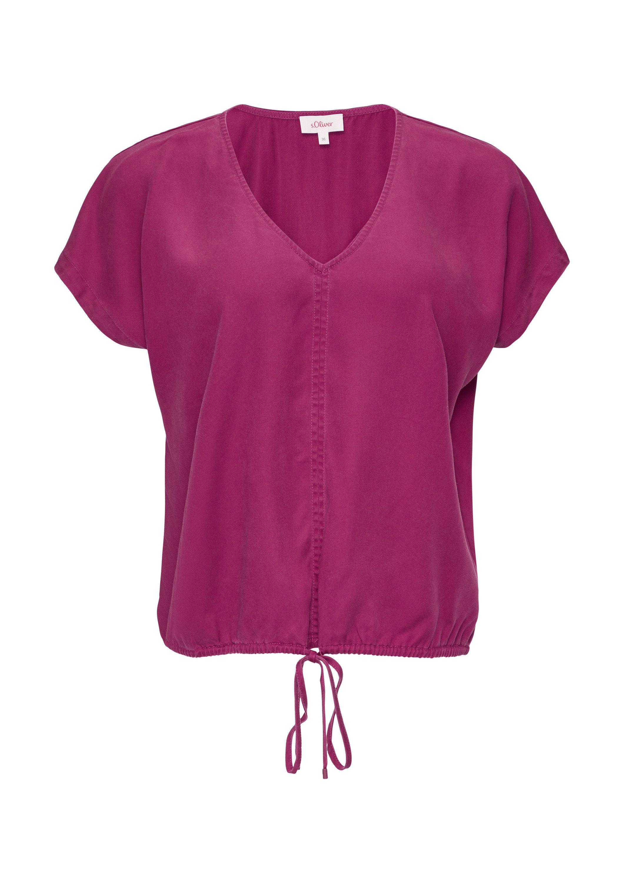 s.Oliver Kurzarmbluse Bluse (1-tlg) günstig online kaufen