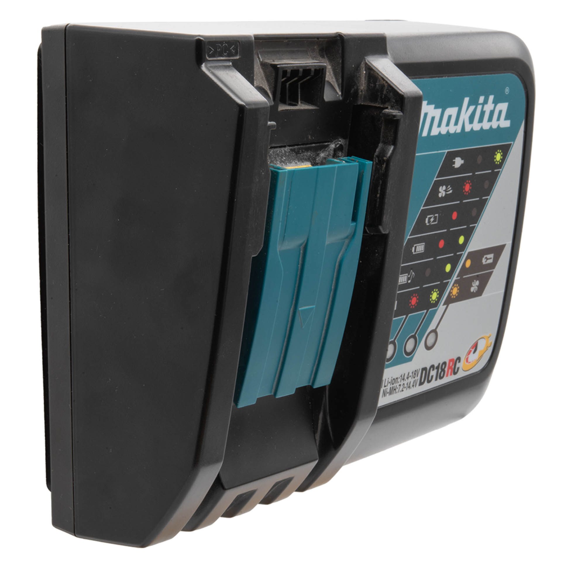 TSB Werk Ladegerät Wandhalterung für Makita DC18RC Akku-Ladestation (Wandhalter, Akkuladegerät, 14,4, 18V)