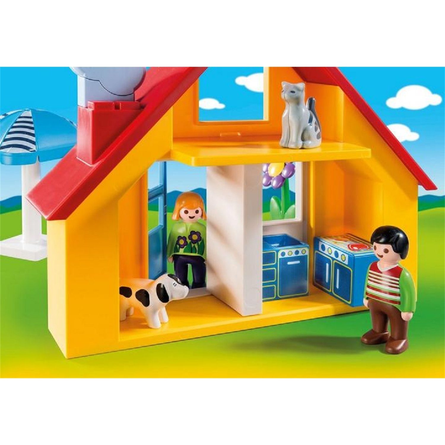 Playmobil® 9527 Ferienhaus 1.2.3 Konstruktions-Spielset günstig online kaufen