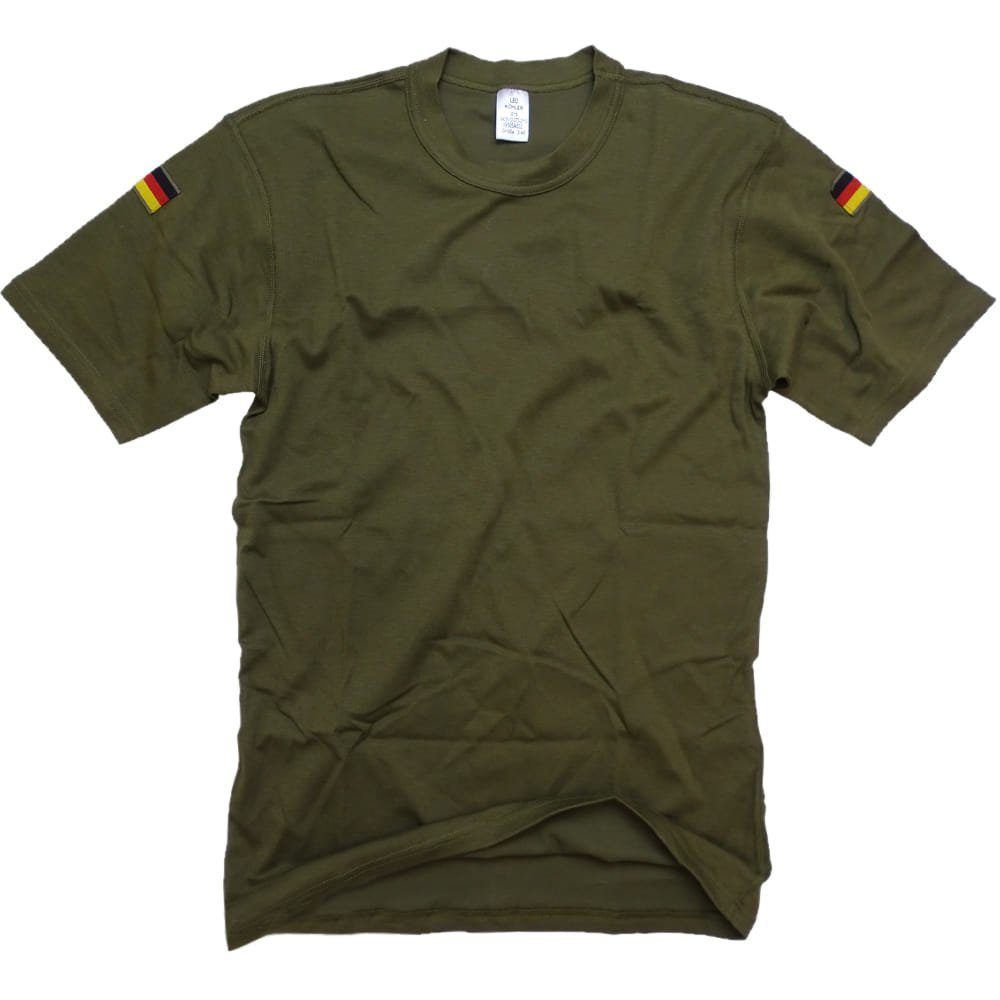 Leo Köhler T-Shirt Original Bundeswehr Leo Köhler T-Shirt Tropen mit Flaggen