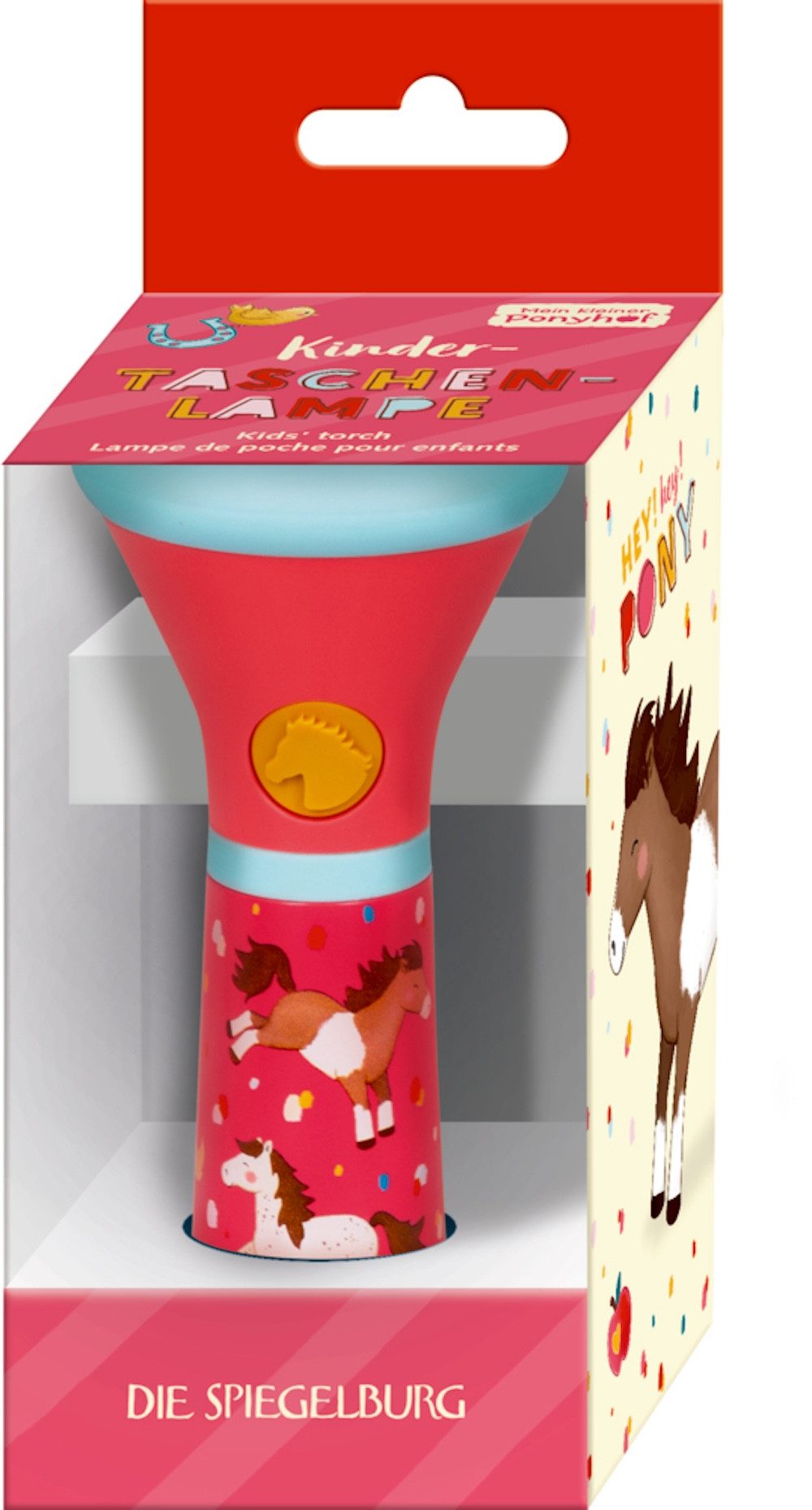 Coppenrath LED Taschenlampe Kinder-Taschenlampe Mein kleiner Ponyhof, rot, günstig online kaufen