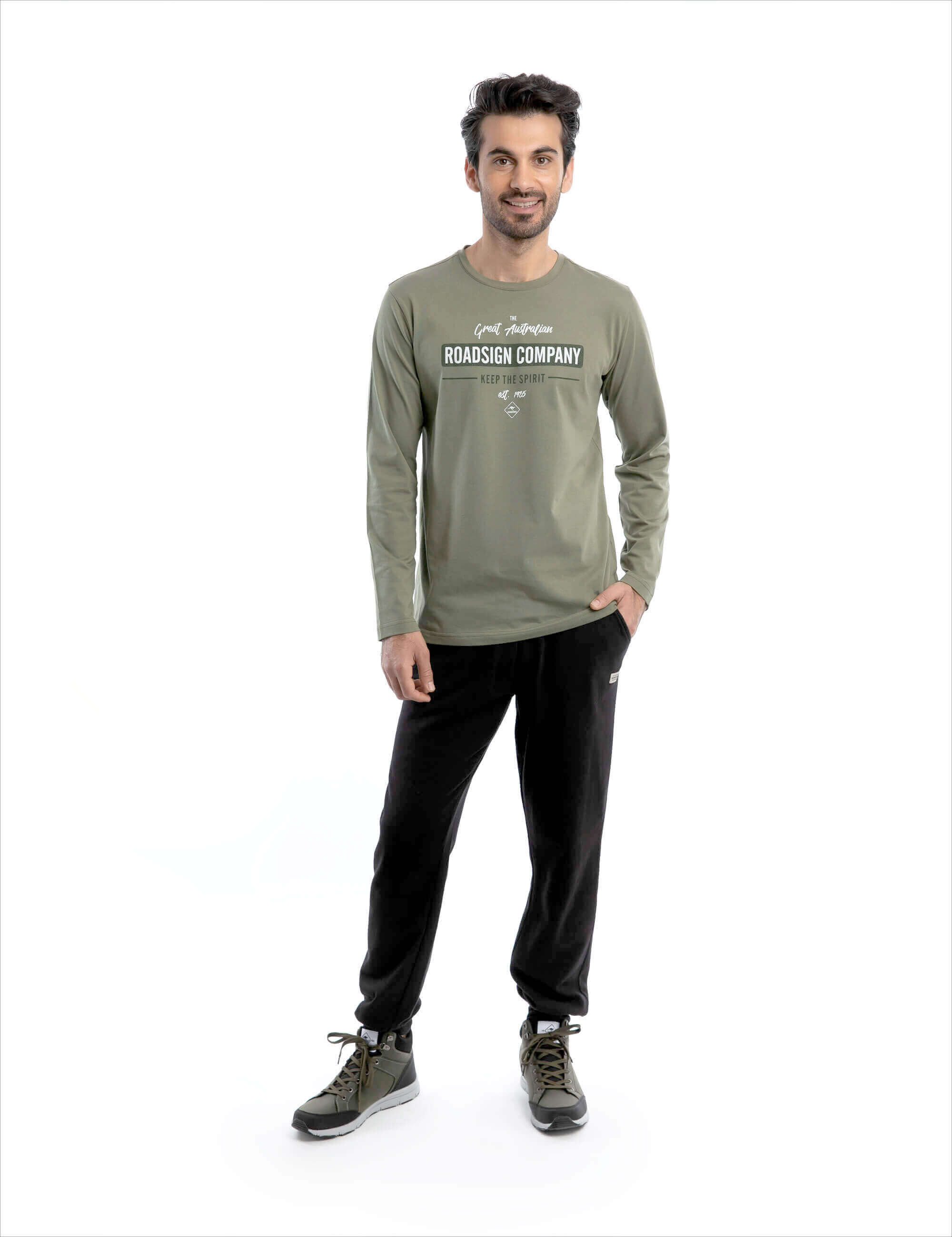 ROADSIGN australia Langarmshirt RS Company (1, 1-tlg., 1) mit Aufdruck