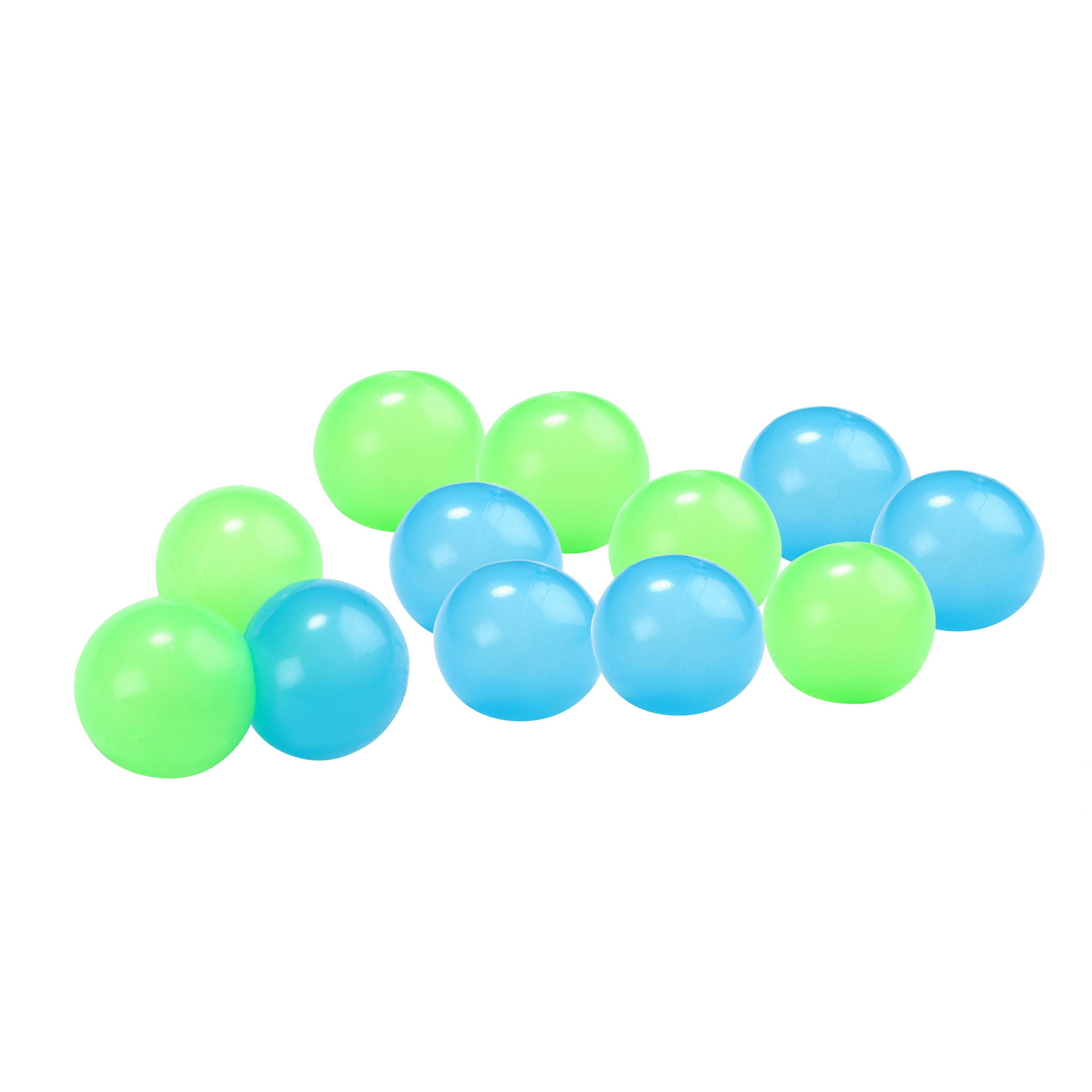 Toi-Toys Spielball Fluoreszierende Bälle - Glow Throw (12 Stück)
