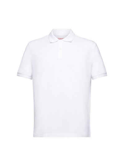 Esprit Poloshirt Poloshirt aus Baumwoll-Piqué