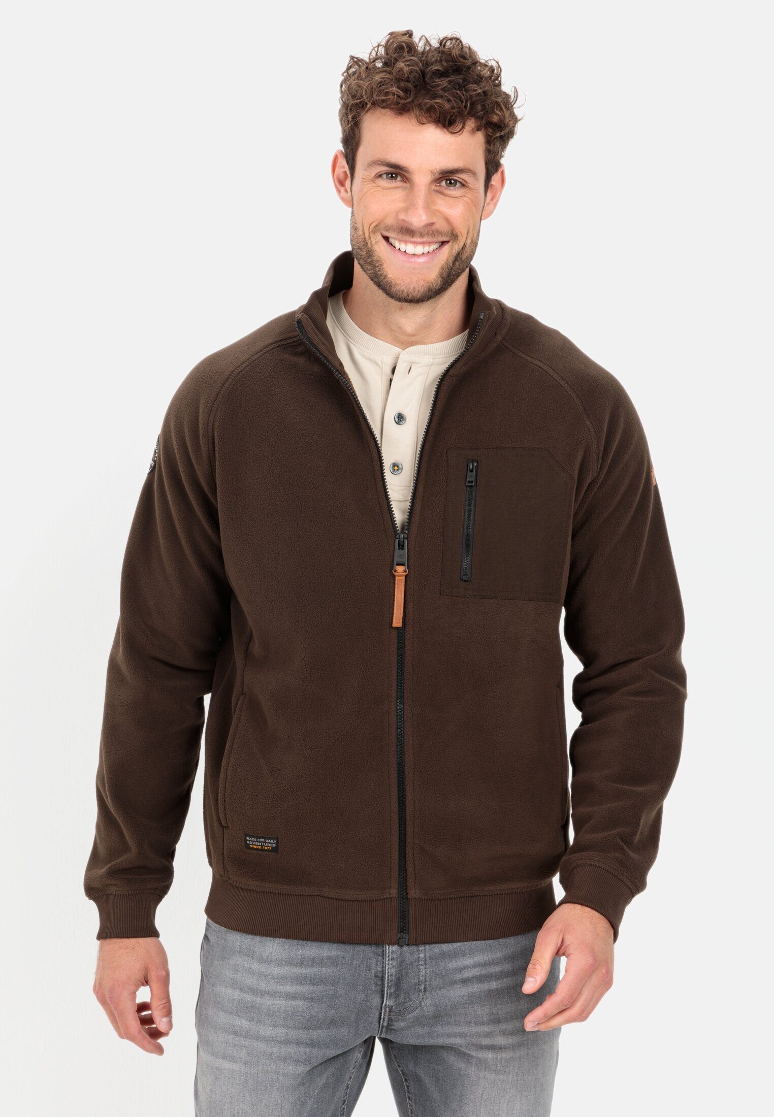 camel active Outdoorjacke aus recyceltem Polyester Braun | Übergangsjacken