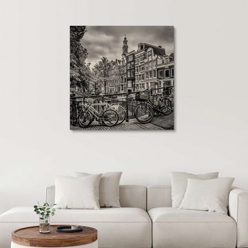 Posterlounge Holzbild Melanie Viola, Amsterdam, Bloemgracht, Wohnzimmer Fotografie