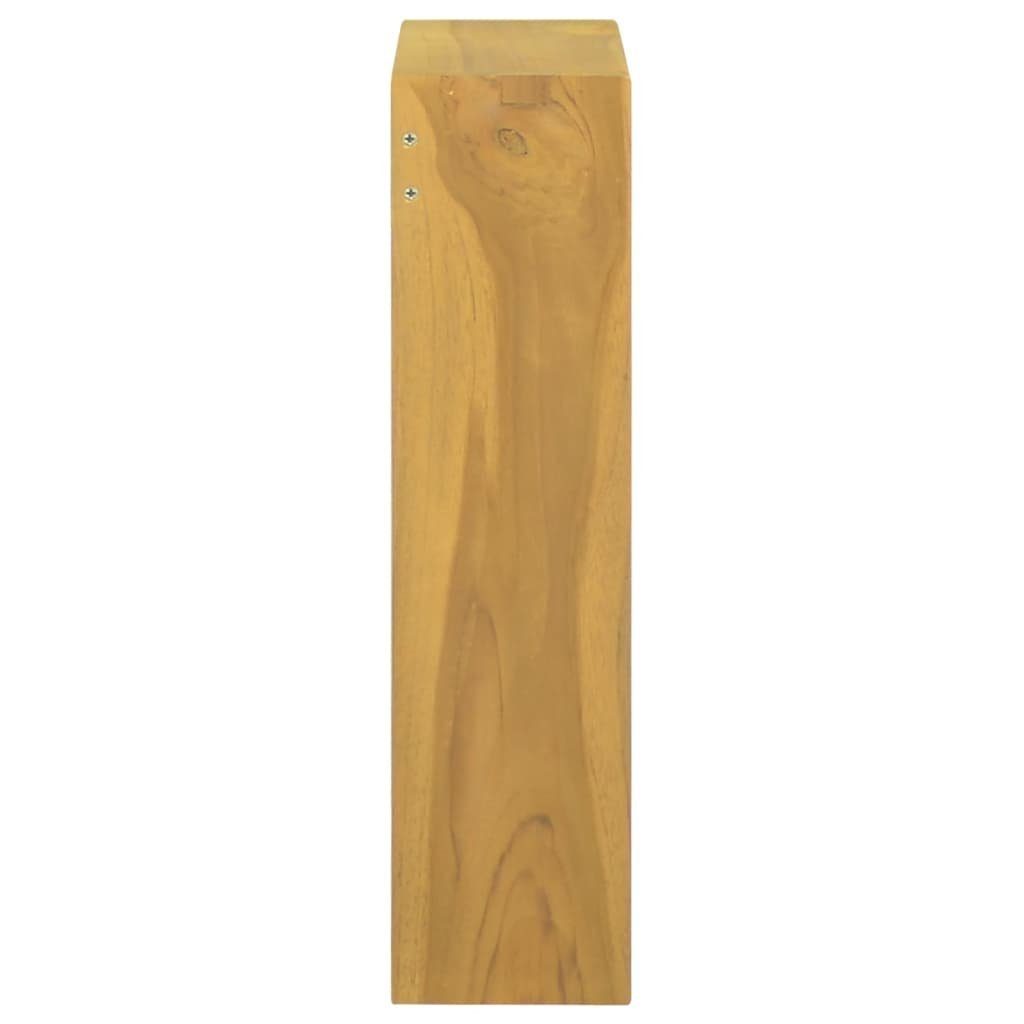 vidaXL Spiegel NA Spiegel Wandspiegel 30x10x40 cm Massivholz Teak Bad-Spiegel Badezim