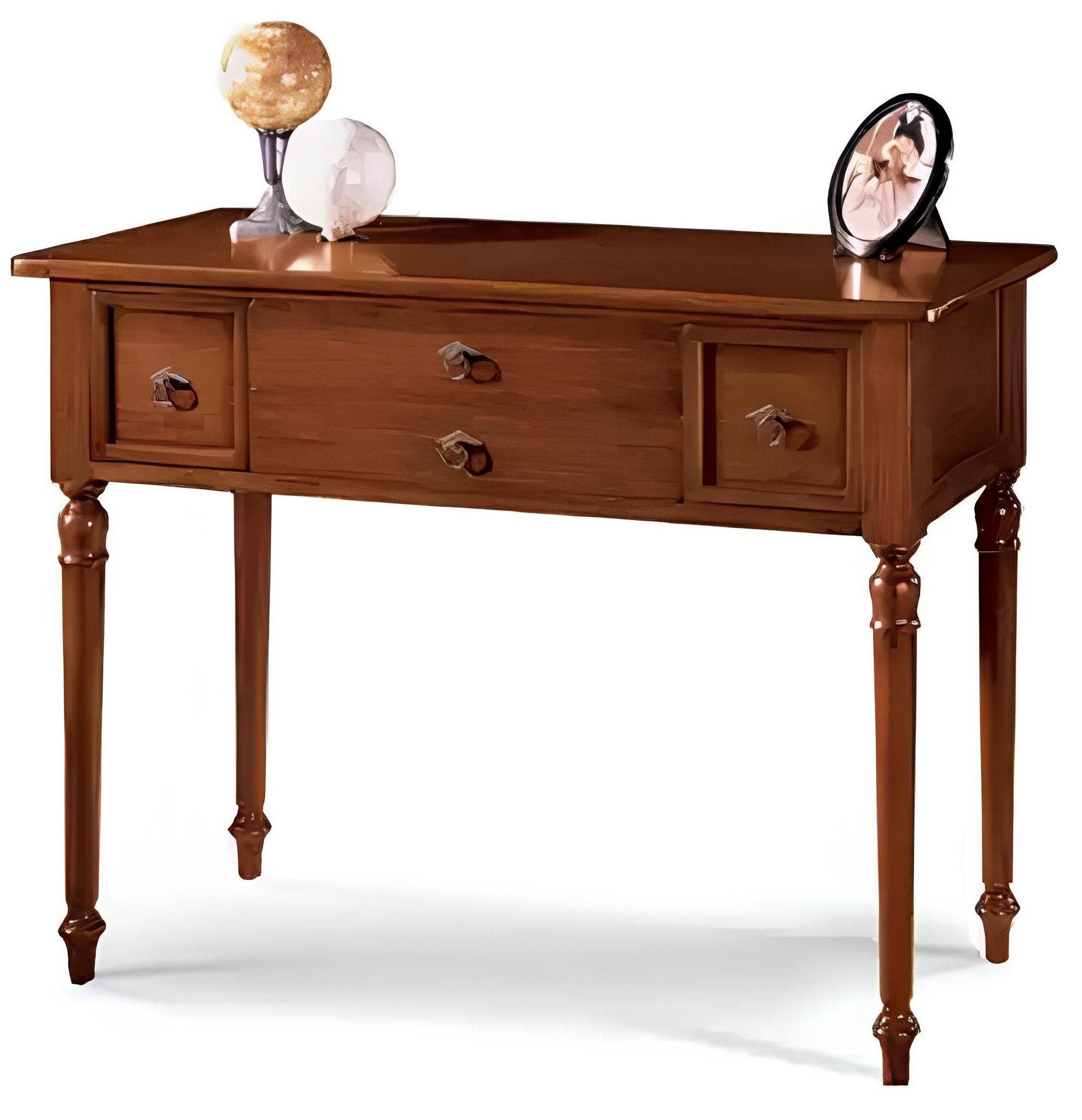 Xlmoebel Konsolentisch Luxuriöser Konsolentisch aus edlem Holz mit italienischem Flair (1-St., Konsole), Hergestellt in Europa