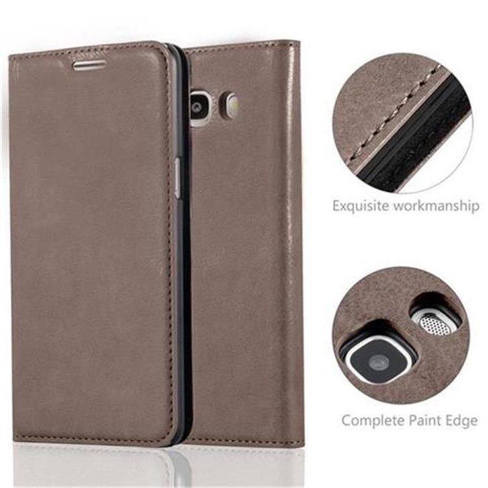 Cadorabo Handyhülle für Samsung Galaxy J5 2016 Hülle Samsung Galaxy J5 2016, Hülle Schutzhülle mit Standfunktion, Magnetverschluss und Kartenfach