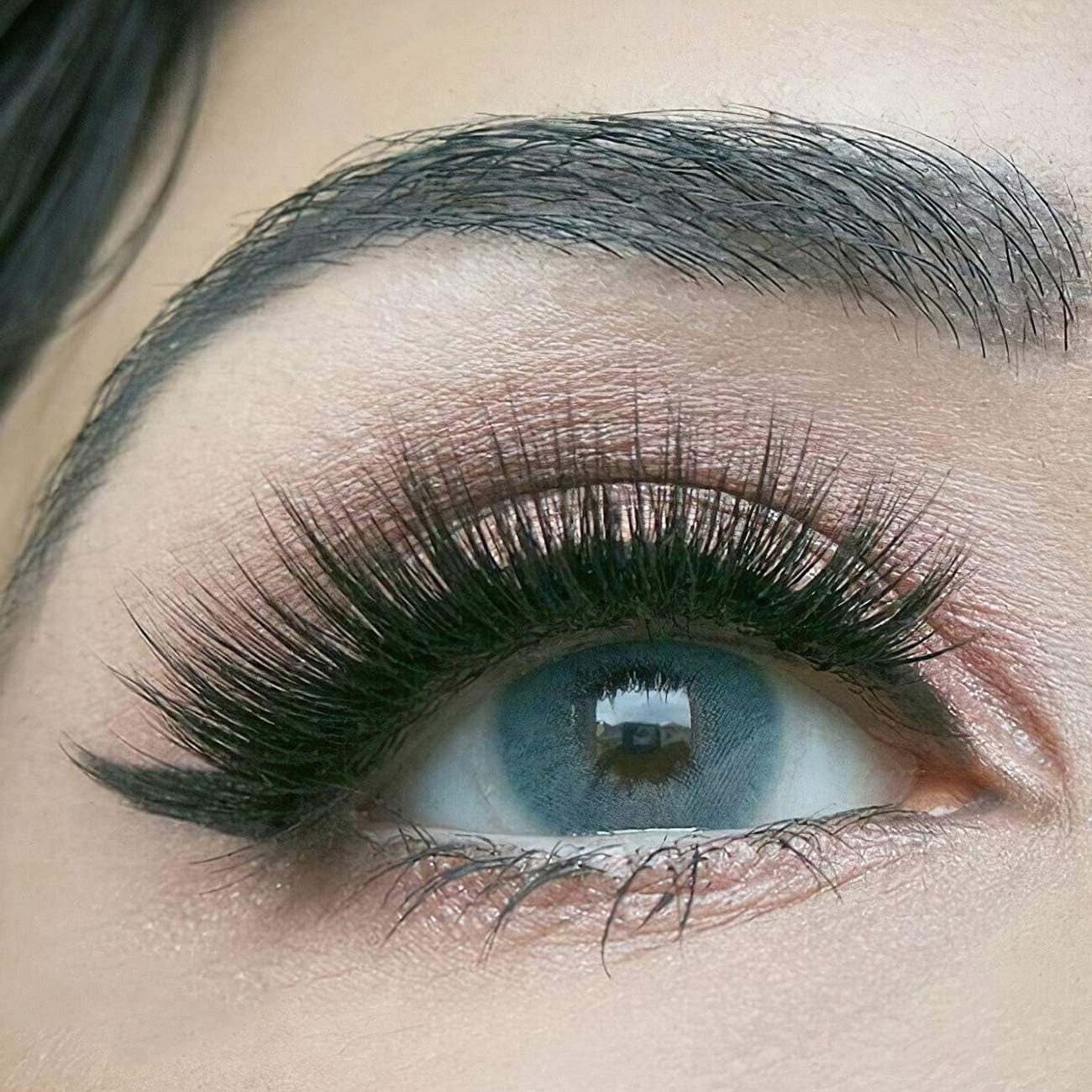 GLAMLENS Monatslinsen Sehr stark deckende und natürliche blaue Linsen "Grace Blue"