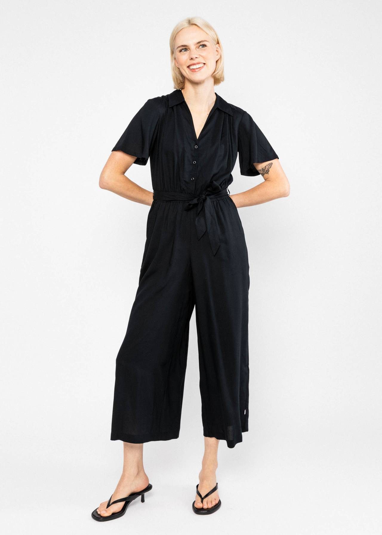Blutsgeschwister Jumpsuit - Charming Steps - Jumpsuit Damen - Overall - Einteiler - Overall schw