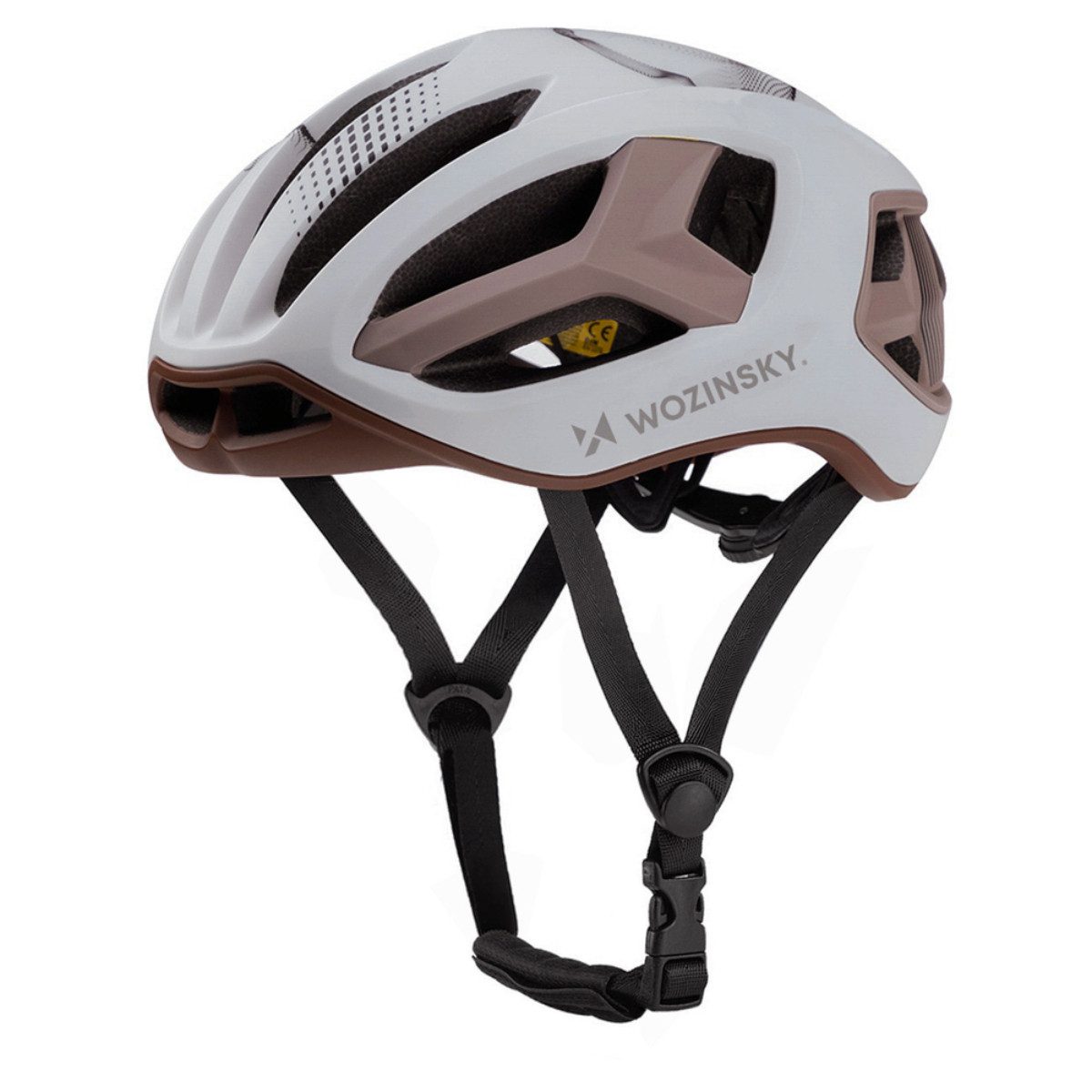 Wozinsky Fahrradhelm HT-68, Ultraleichter Rennradhelm mit integriertem Rücklicht