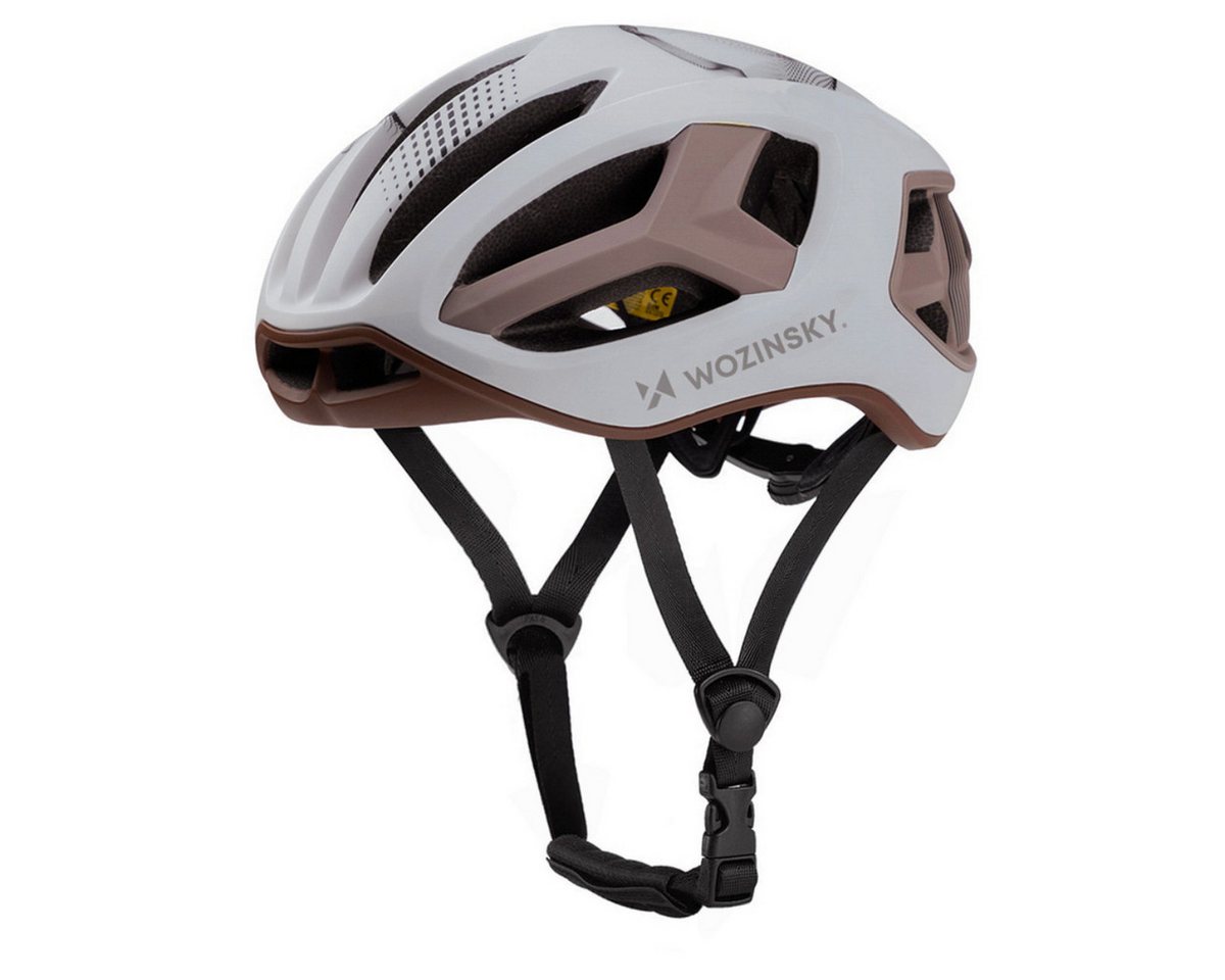 Wozinsky Fahrradhelm HT-68, Ultraleichter Rennradhelm mit integriertem Rücklicht