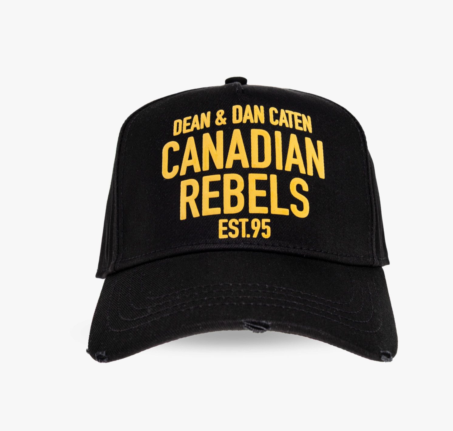 Dsquared2 Baseball Cap Canadian Rebels Basecap Cap Icon Mütze Basebalkappe Unisex Gestickter Schriftzug 19 ON THE ROAD 64 auf der Rückseite
