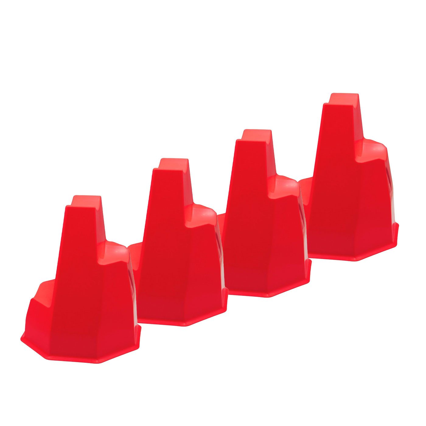 Gewa Bruno Gelle Trainingshilfe Pylonetti – 4er-Set Cavaletti-Blöcke für Pferdetraining