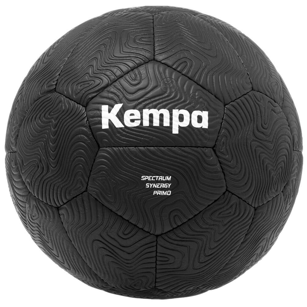 Kempa Handball Handball Spectrum Synergy Primo Black & White, Trainings- und Spielball mit 30-Panel-Konstruktion Größe 1