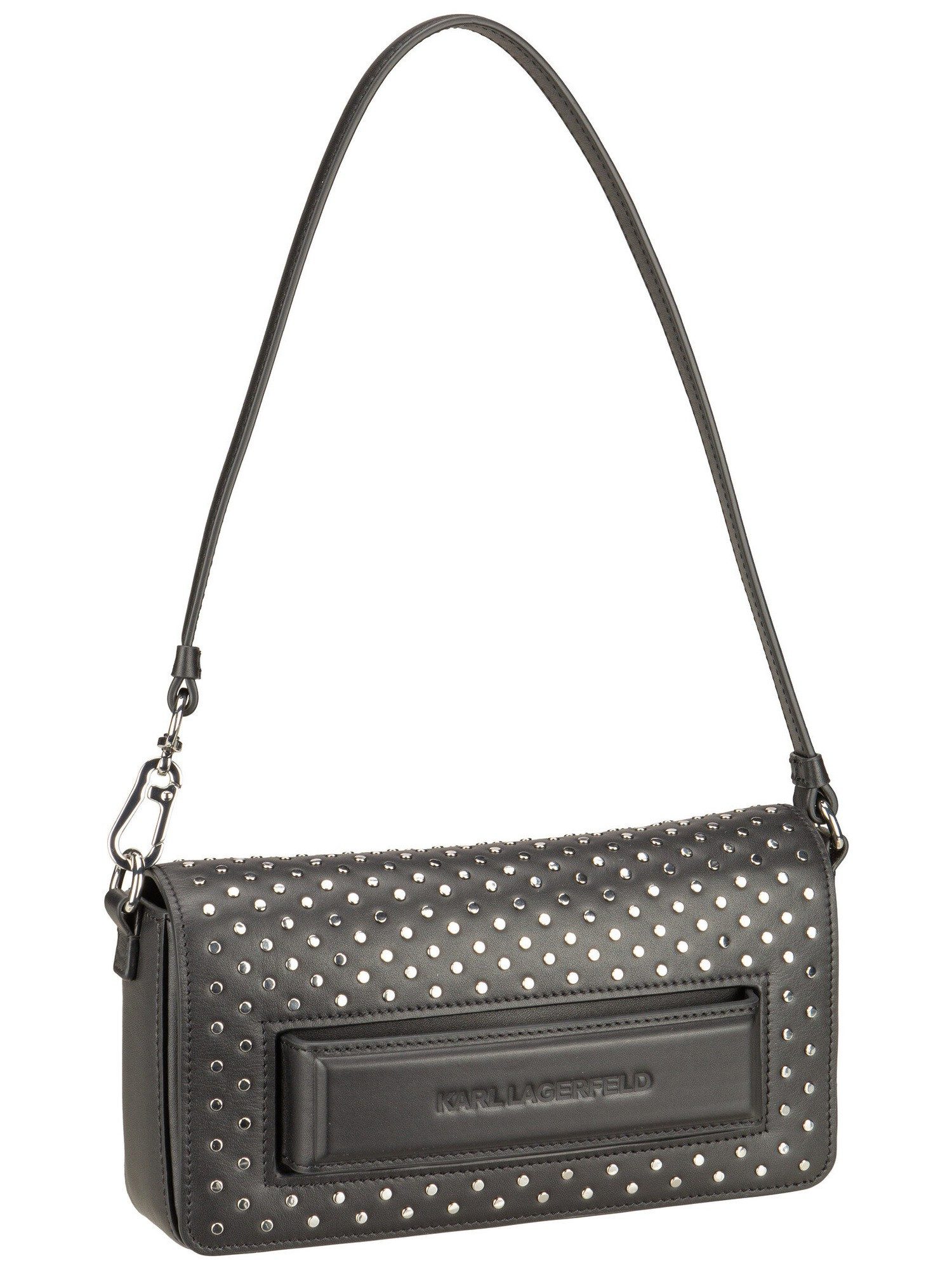 KARL LAGERFELD Handtasche Ikon/K Soft Shoulderbag Studs, Abendtaschen