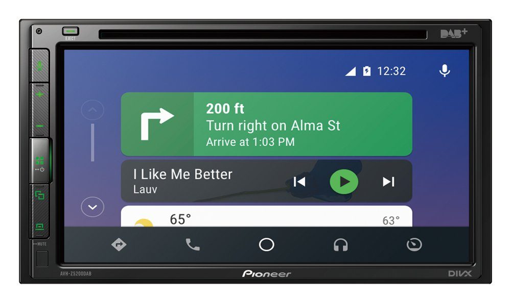Autoradio Android Multimedia Apple DVD CarPlay Pioneer DAB+ AVH-Z5200DAB Auto